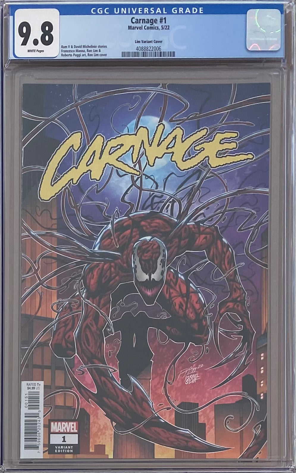 Carnage #1 Lim Variant CGC 9.8