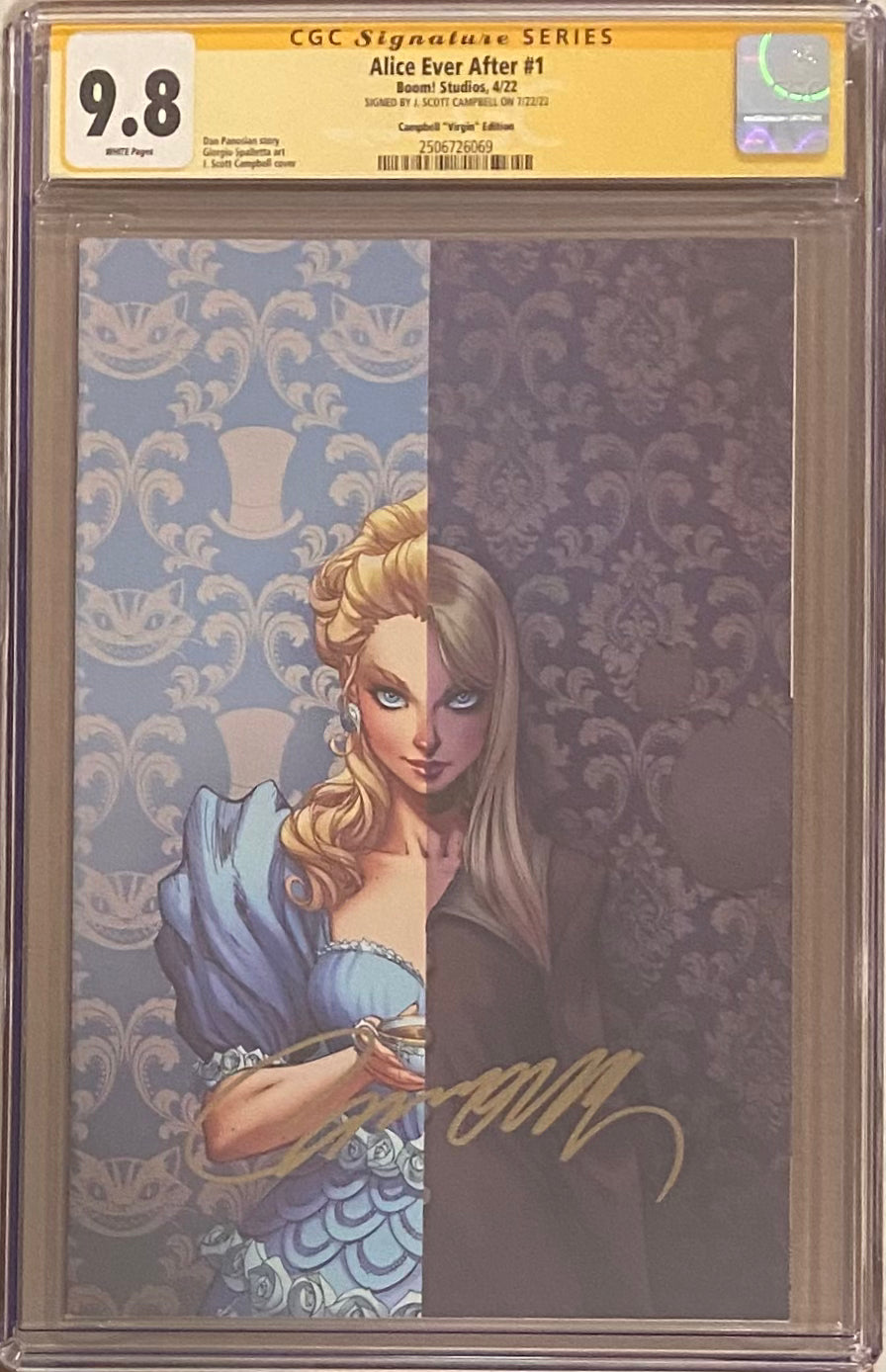 Alice Ever After #1 J. Scott Campbell Virgin Variant CGC 9.8 SS