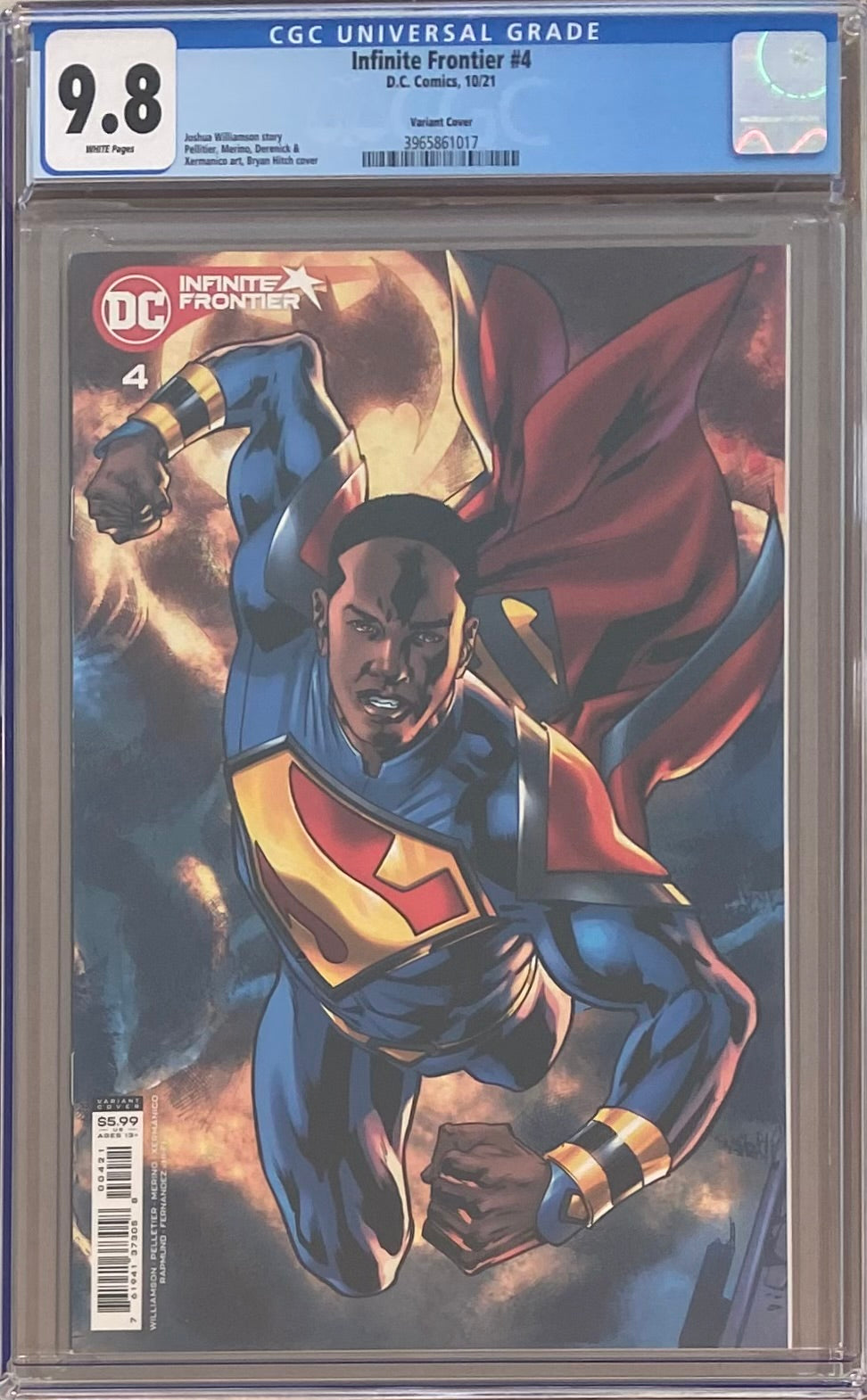 Infinite Frontier #4 Variant CGC 9.8