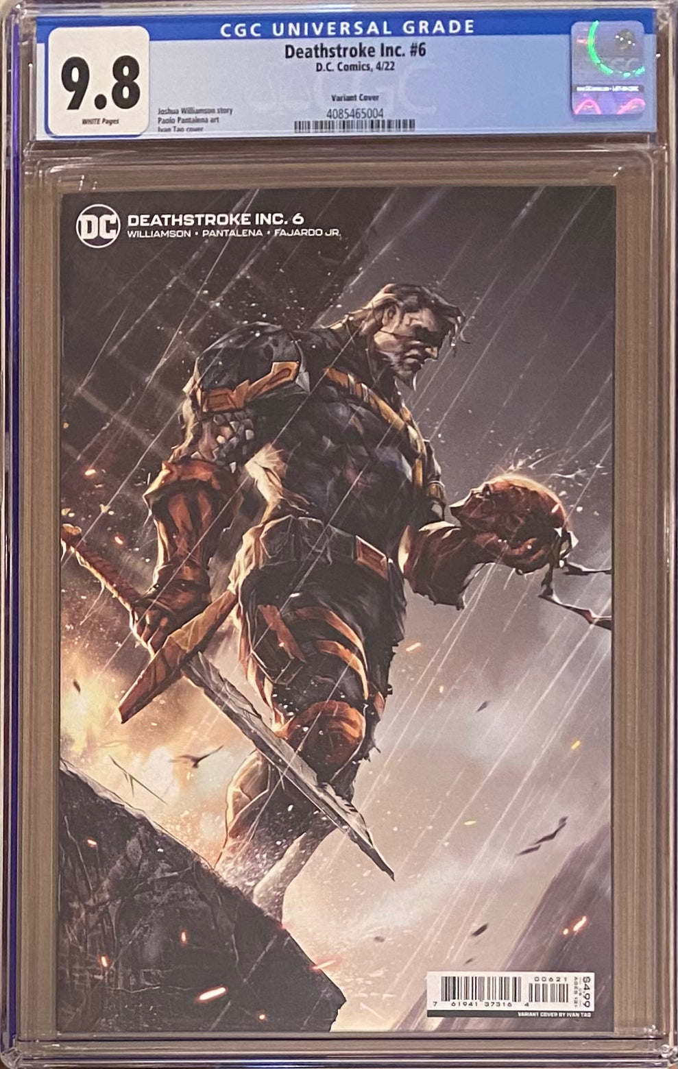 Deathstroke Inc. #6 Variant CGC 9.8