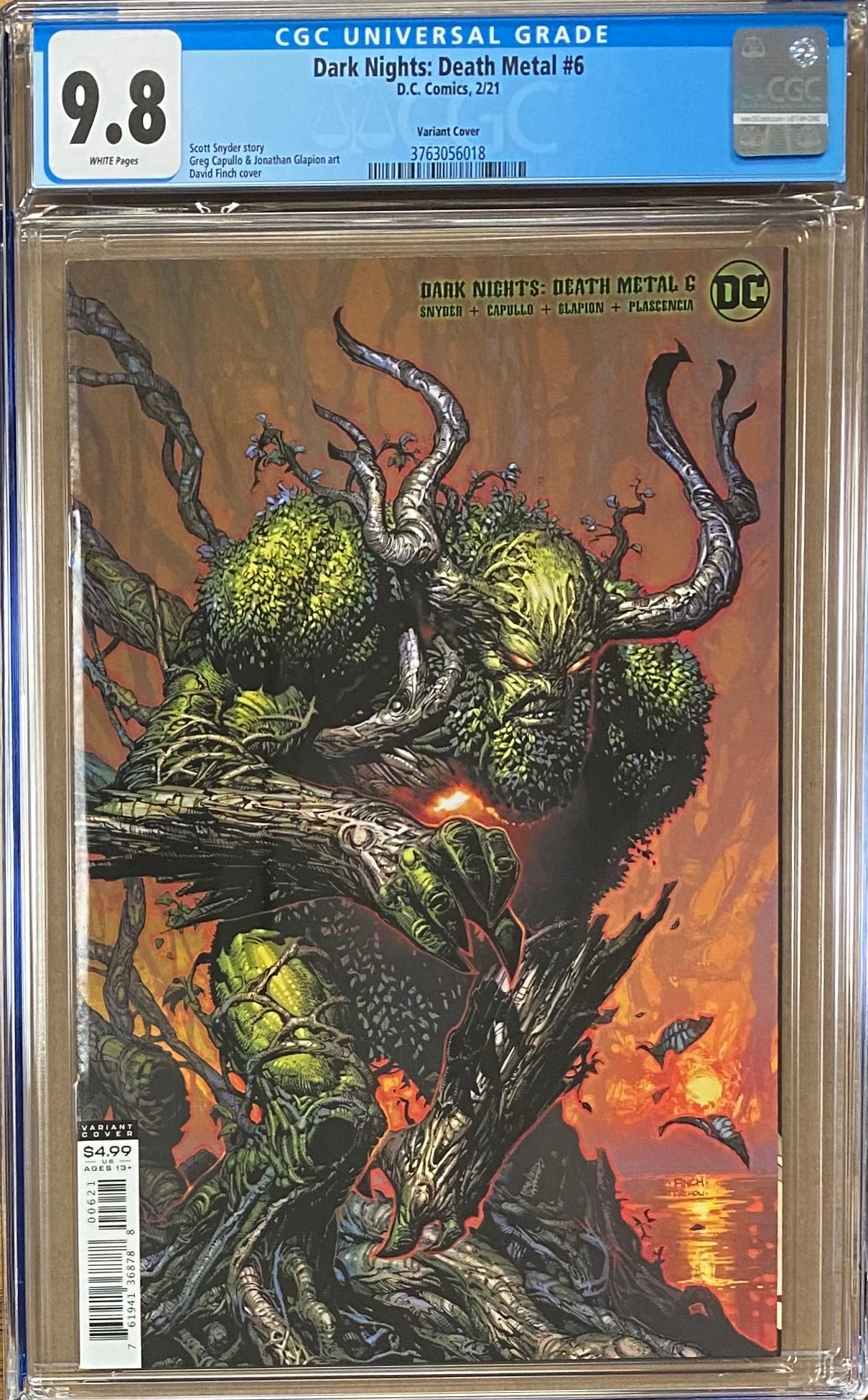 Dark Nights Death Metal #6 Finch Variant CGC 9.8