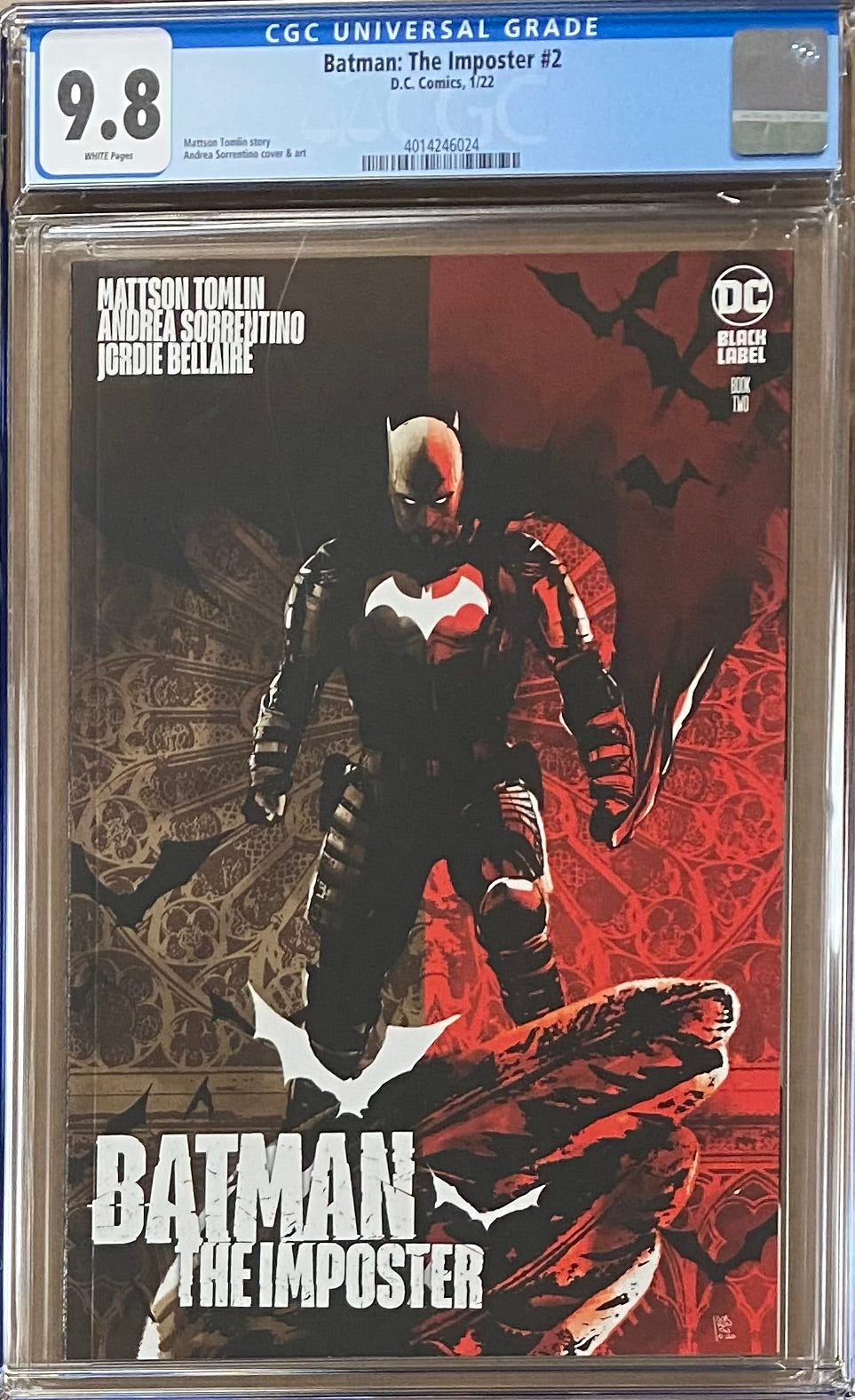 Batman: The Imposter #2 DC Black Label CGC 9.8