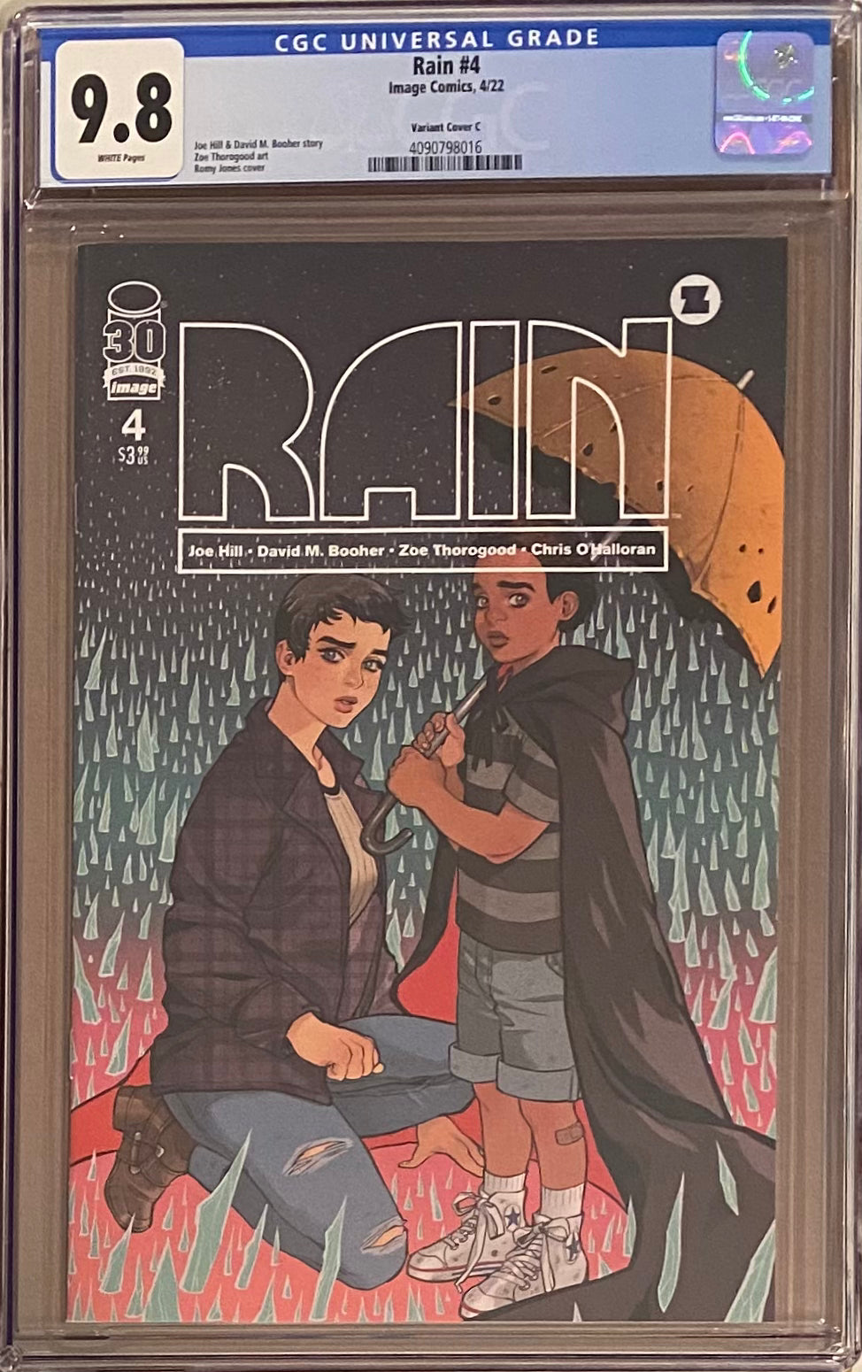 Rain #4 Jones 1:25 Retailer Incentive Variant CGC 9.8