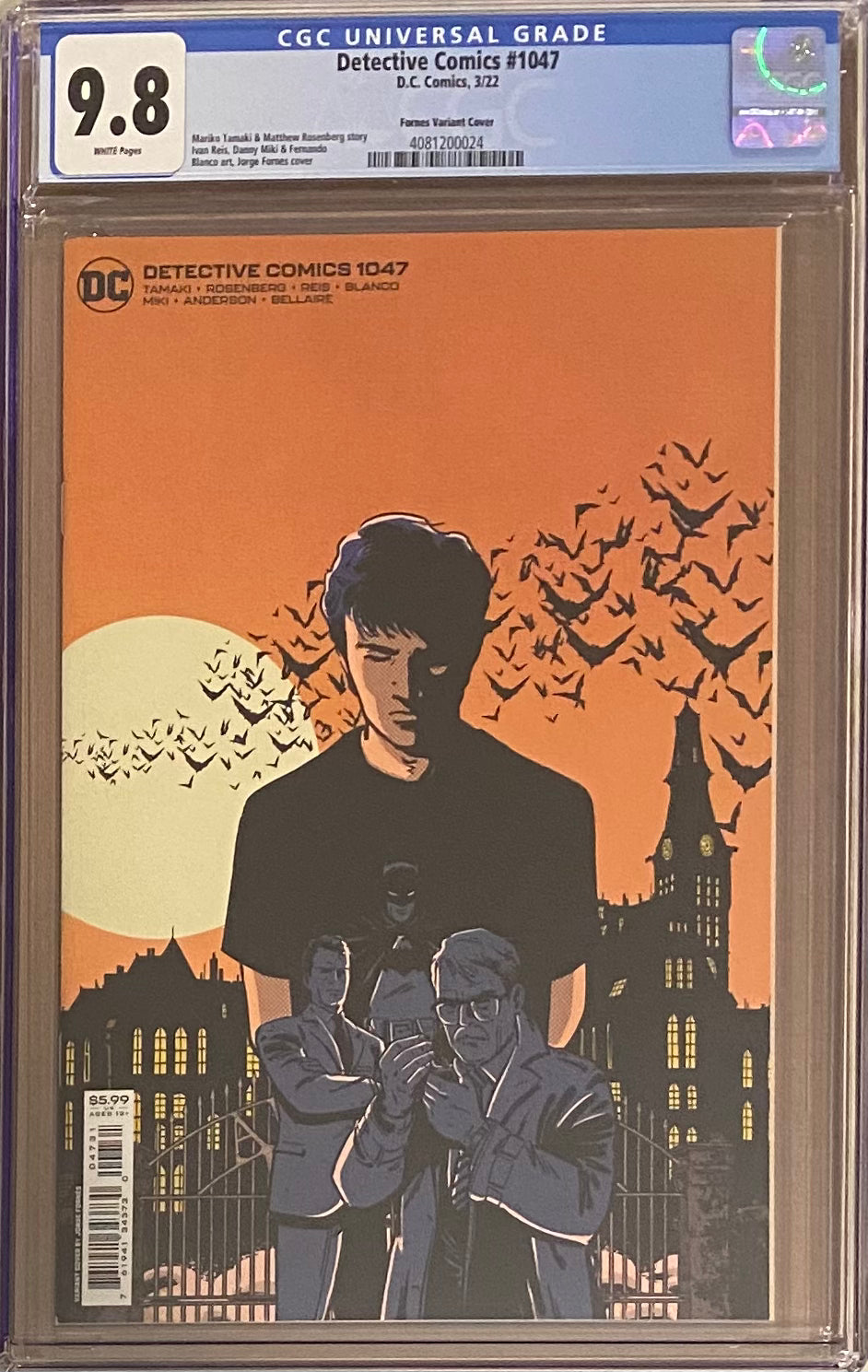Detective Comics #1047 Fornes 1:25 Retailer Incentive Variant CGC 9.8