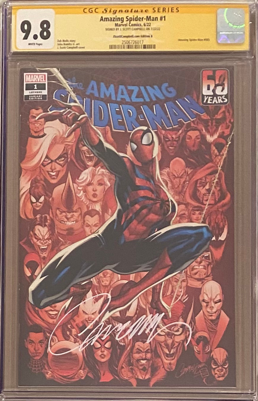 Amazing Spider-Man #1 J. Scott Campbell Edition B "Ben Reilly" CGC 9.8 SS