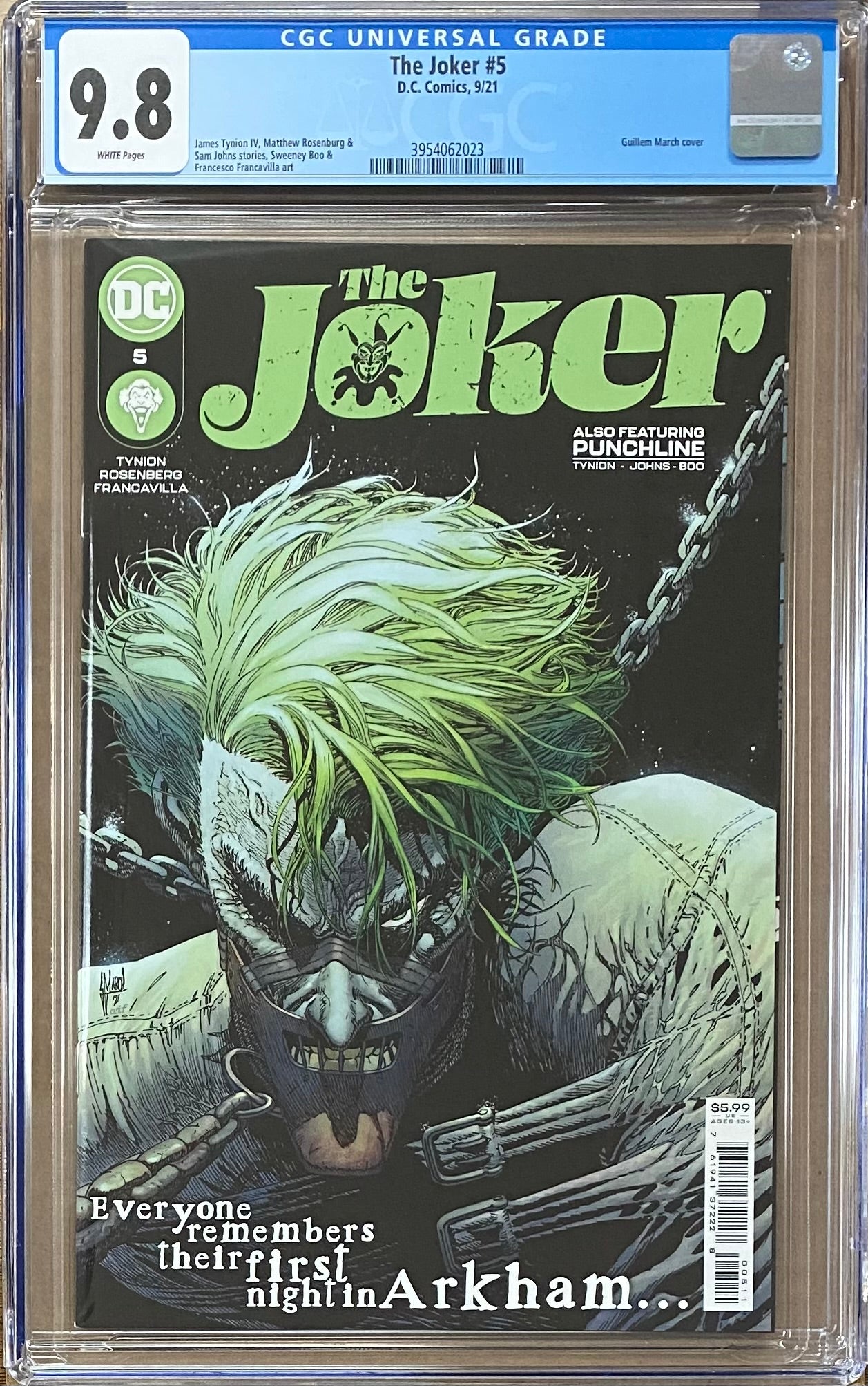 The joker #5 CGC offers 9.8