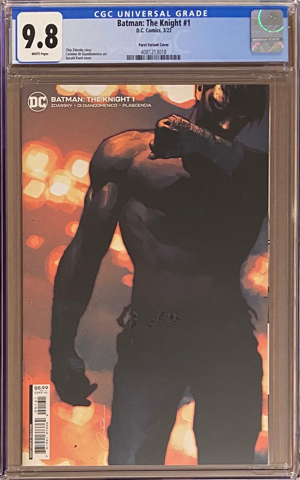 Batman: The Knight #1 Parel 1:25 Retailer Incentive Variant CGC 9.8