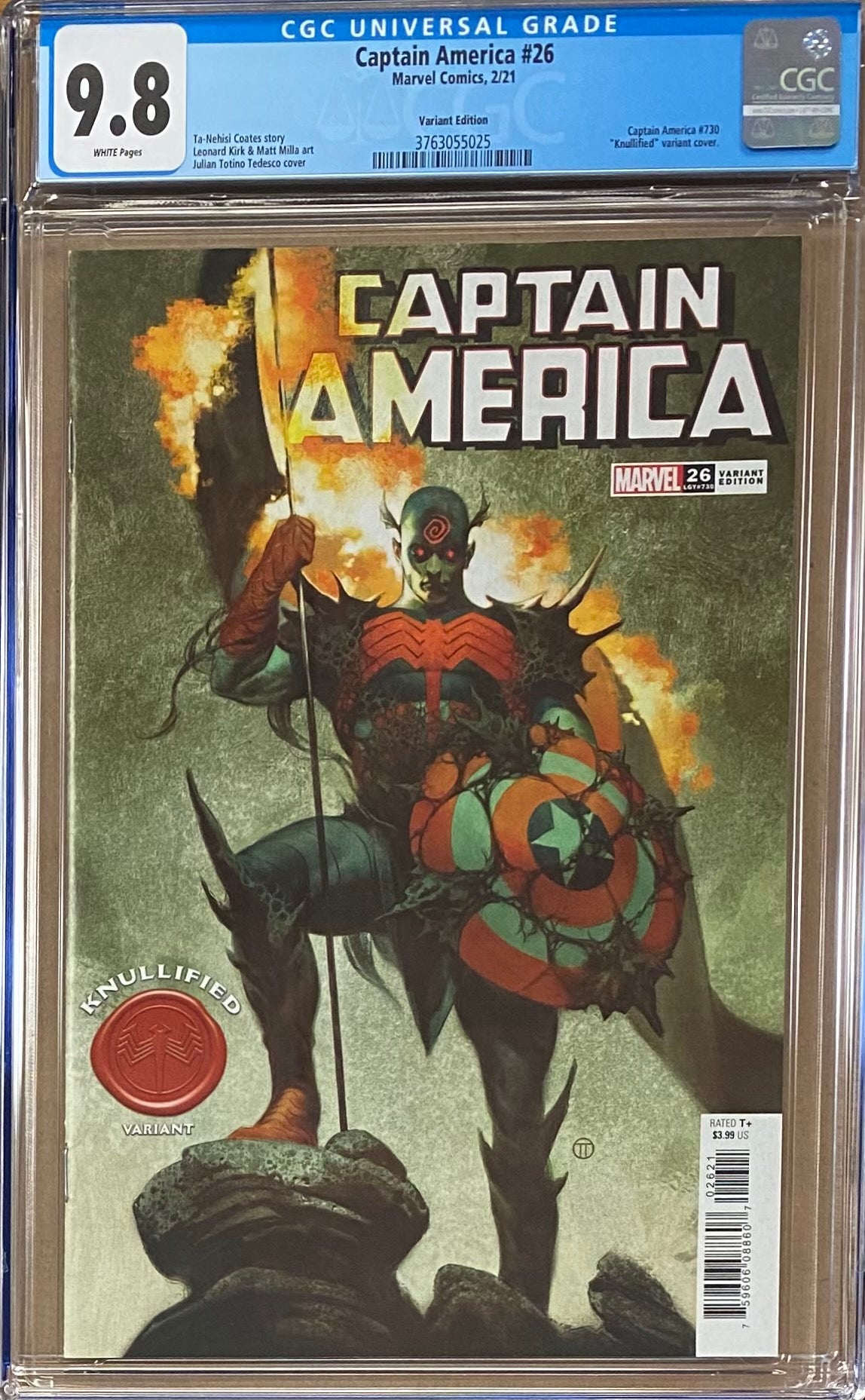 Captain America #26 "Knullified" Variant CGC 9.8