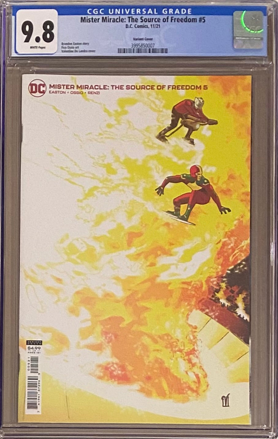 Mister Miracle: The Source of Freedom #5 Variant CGC 9.8
