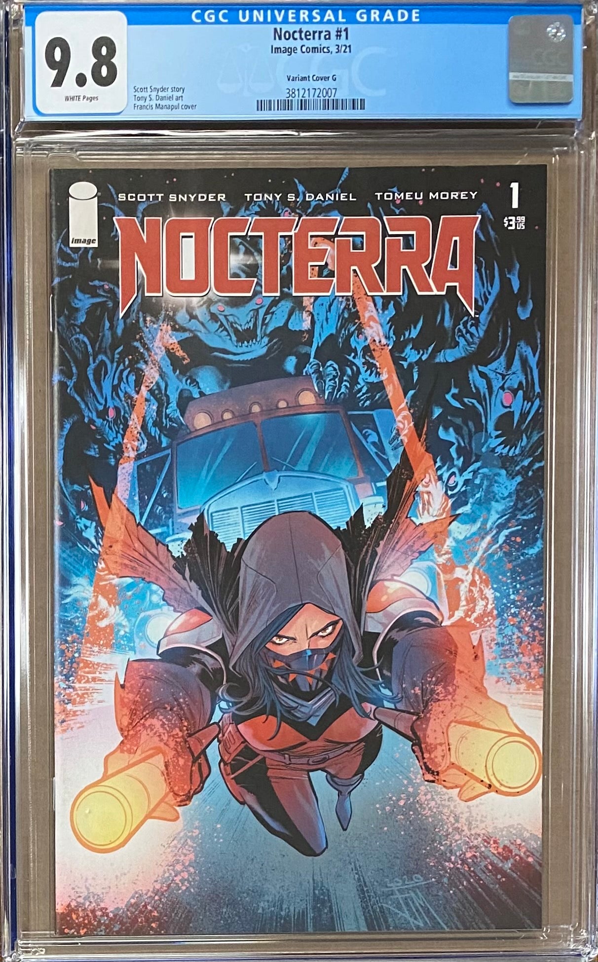 Nocterra #1 Manapul 1:10 Retailer Incentive Variant CGC 9.8