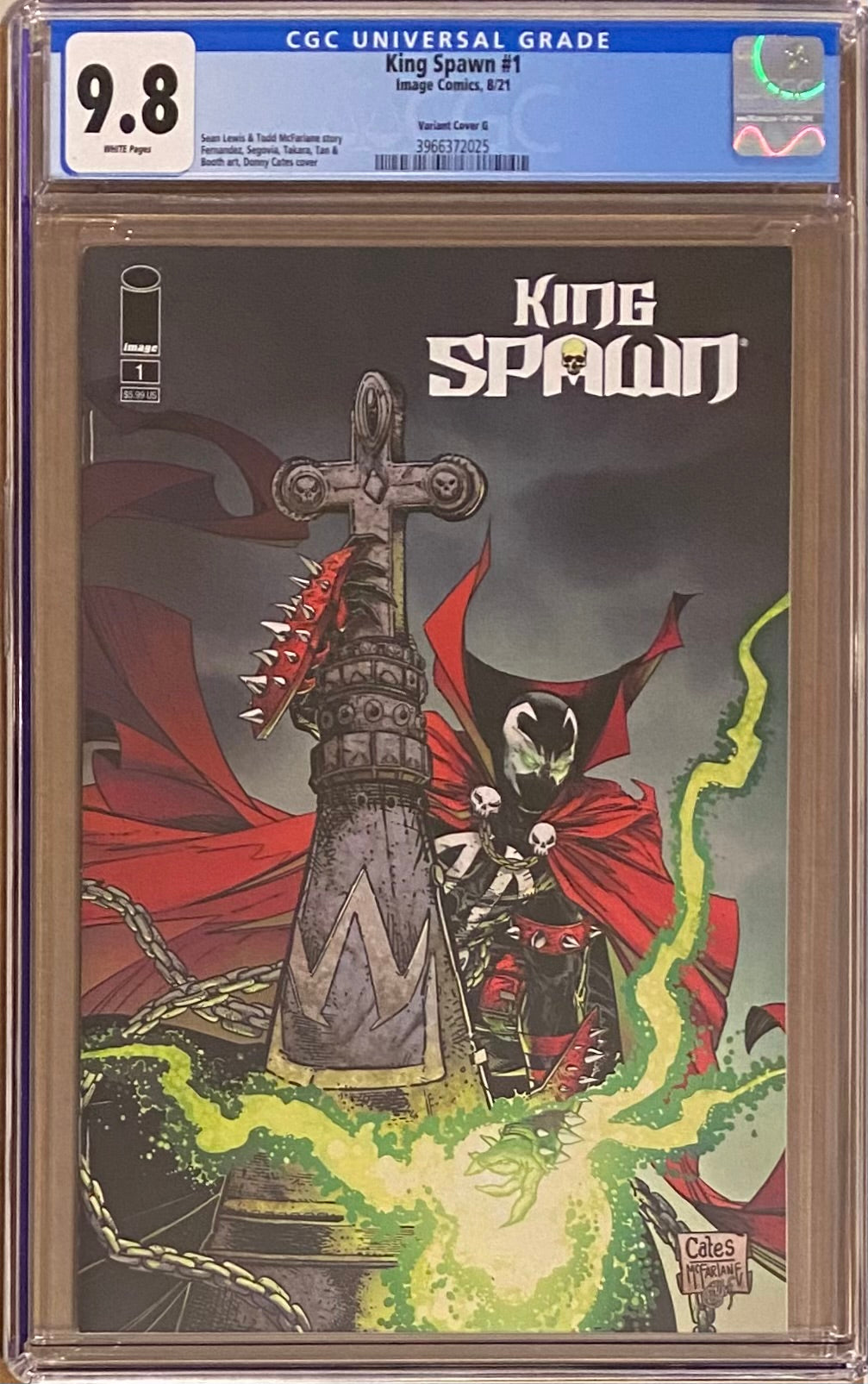 King Spawn #1 Cover G - Cates/McFarlane CGC 9.8