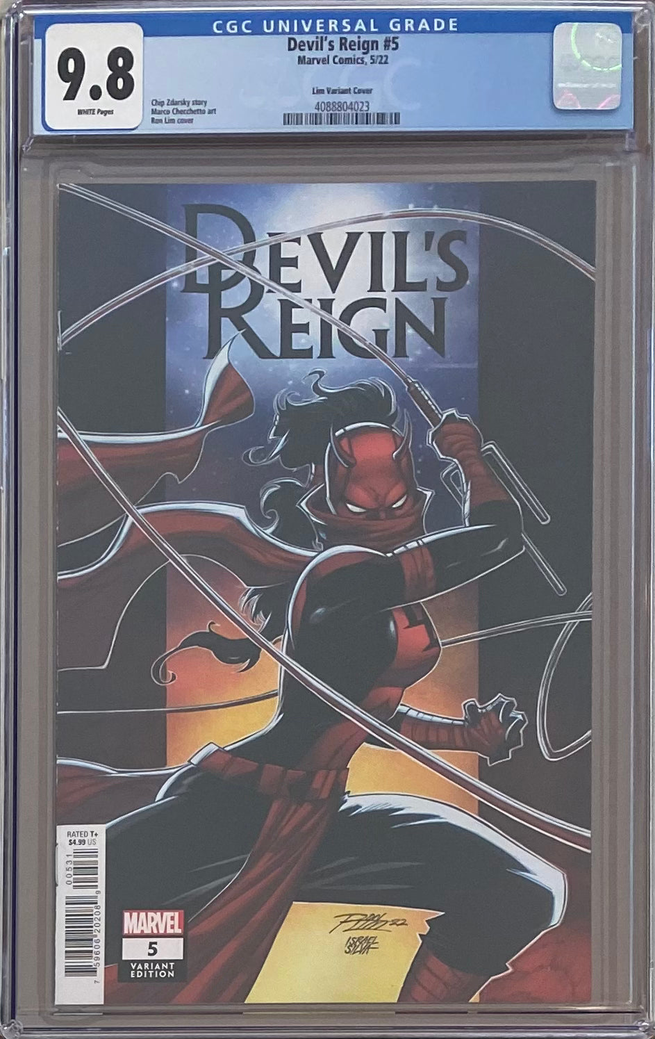 Devil's Reign #5 Lim 1:25 Retailer Incentive Variant CGC 9.8