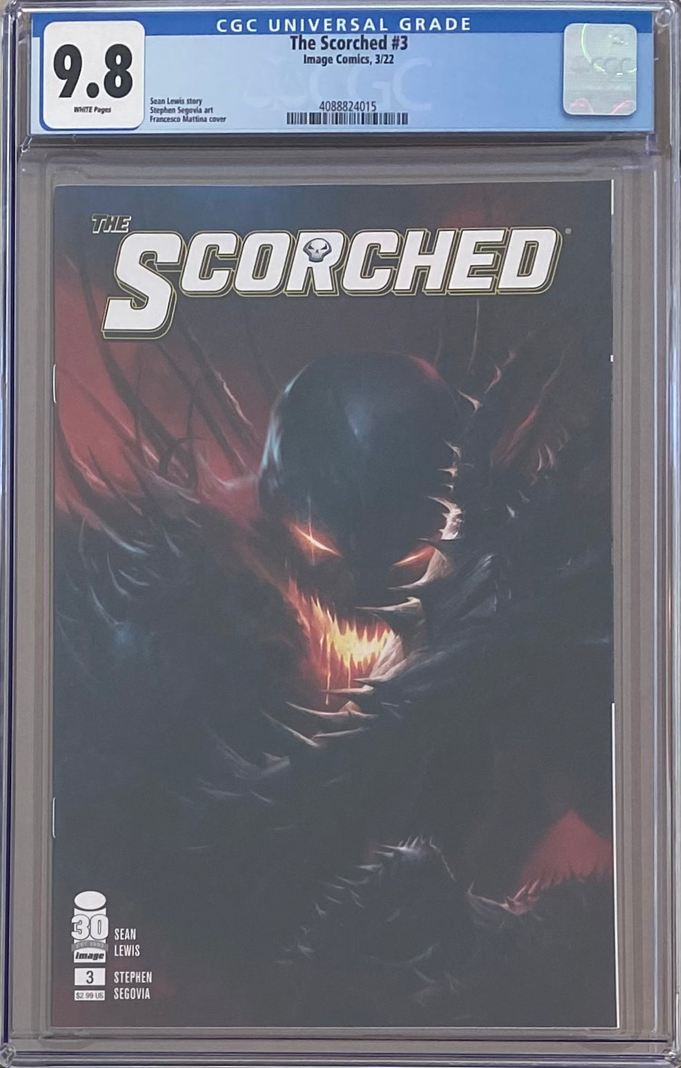 The Scorched #3 CGC 9.8