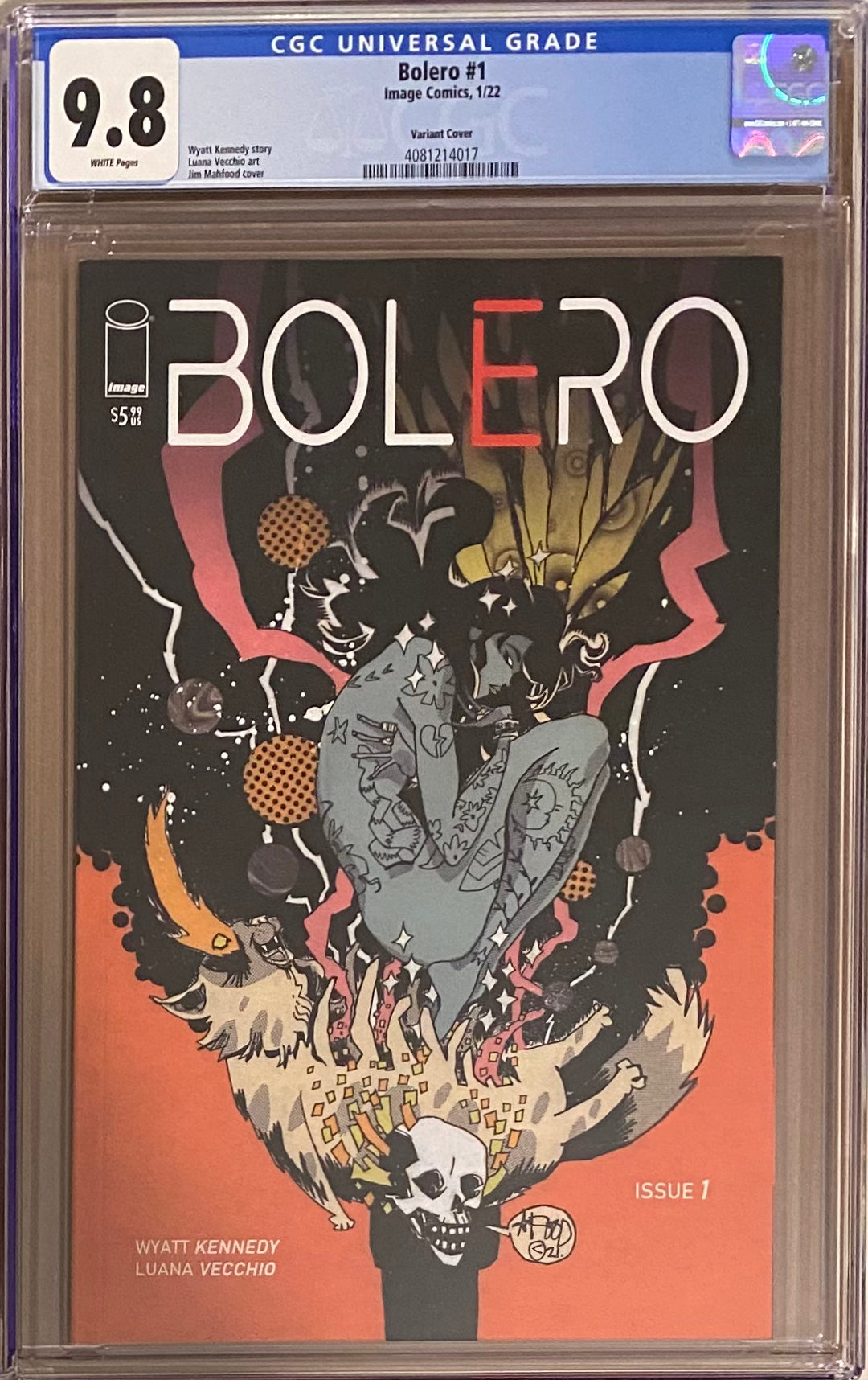 Bolero #1 Mahfood Variant CGC 9.8