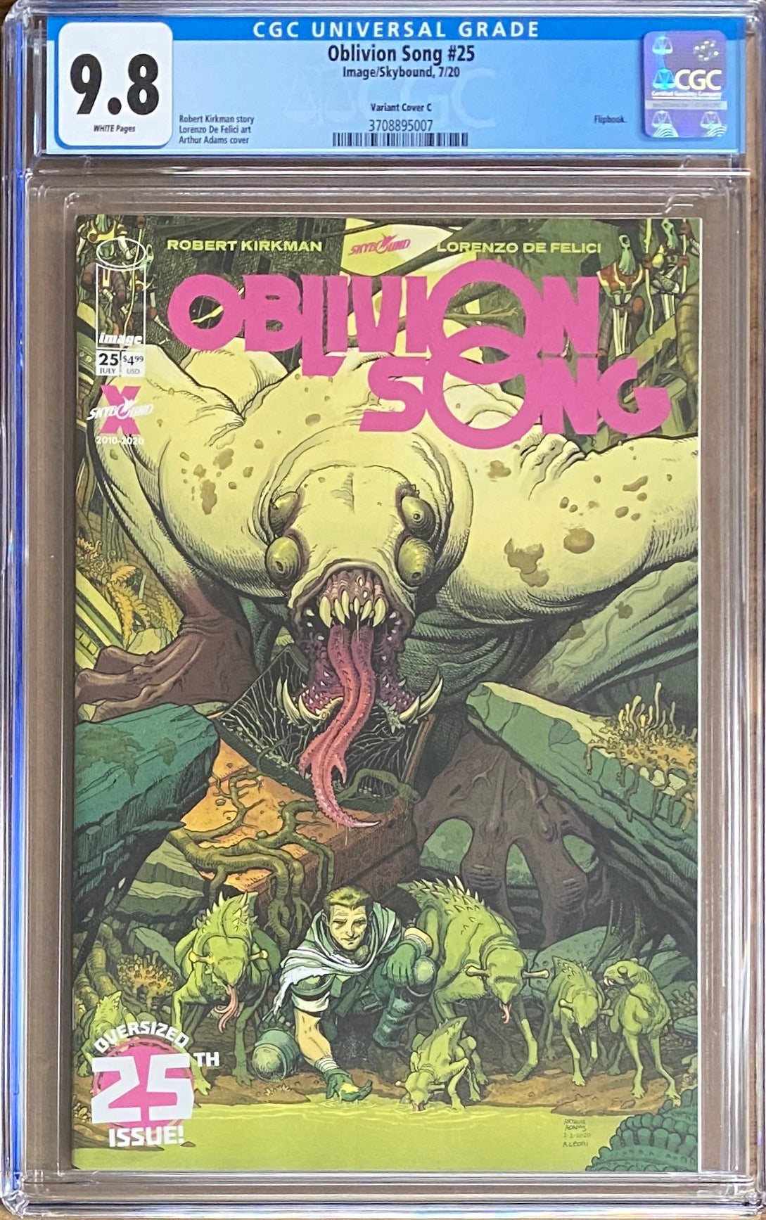Oblivion Song #25 Adams Variant CGC 9.8