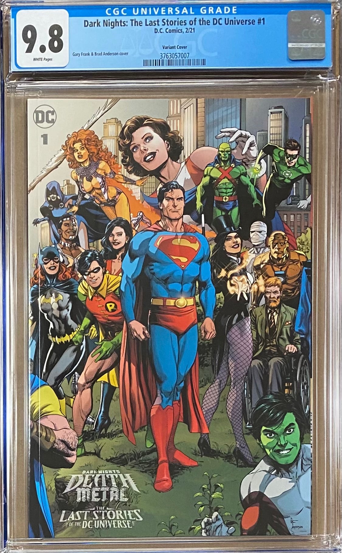 Dark Nights Death Metal: The Last Stories of the DC Universe #1 Retailer Incentive Variant CGC 9.8