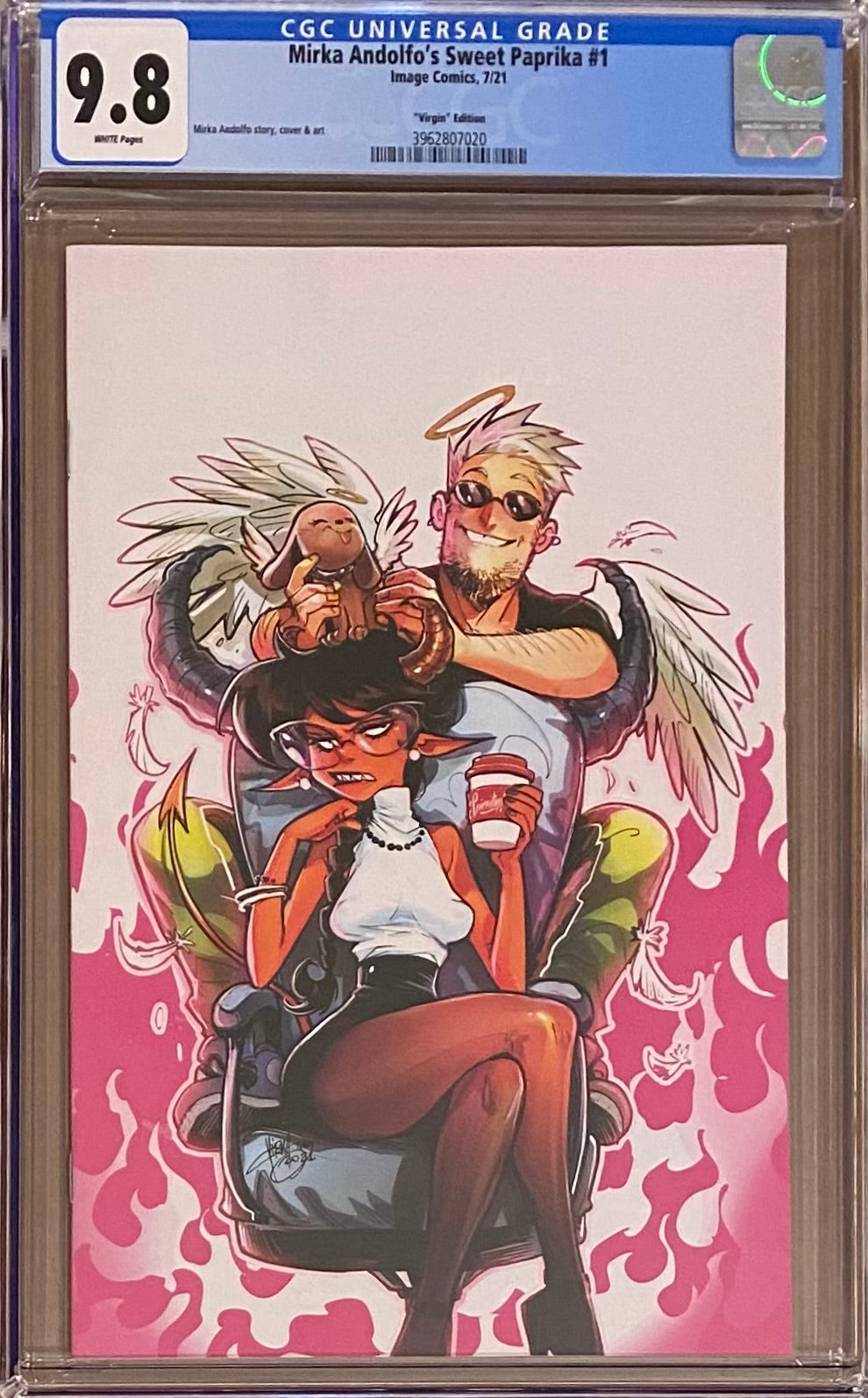 Sweet Paprika #1 Andolfo 1:75 Virgin Retailer Incentive Variant CGC 9.8