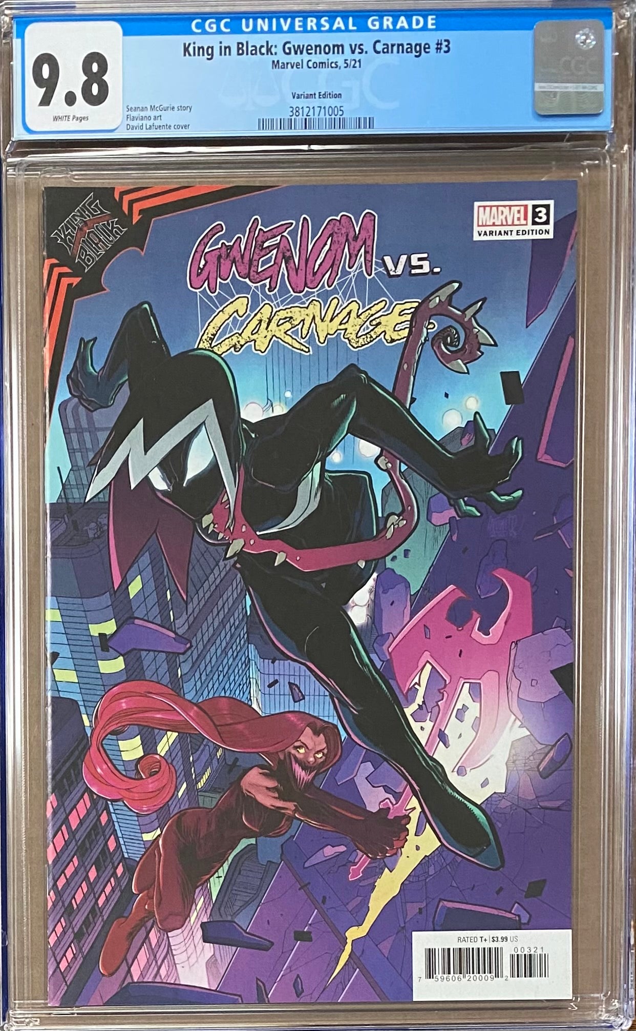 King in Black: Gwenom vs. Carnage #3 Variant CGC 9.8