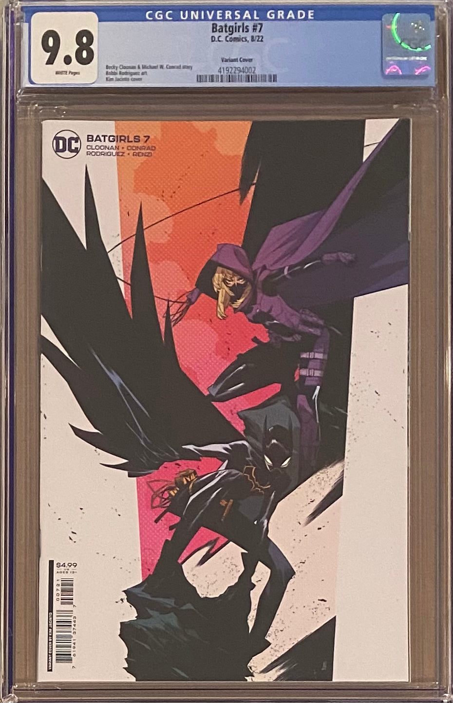 Batgirls #7 Variant CGC 9.8