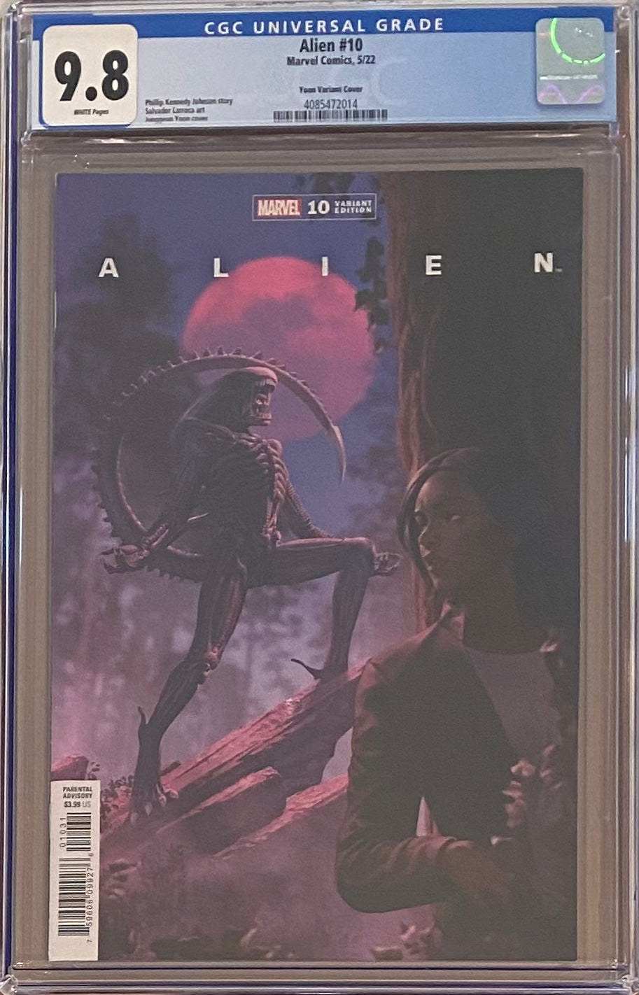 Alien #10 Yoon 1:25 Retailer Incentive Variant CGC 9.8