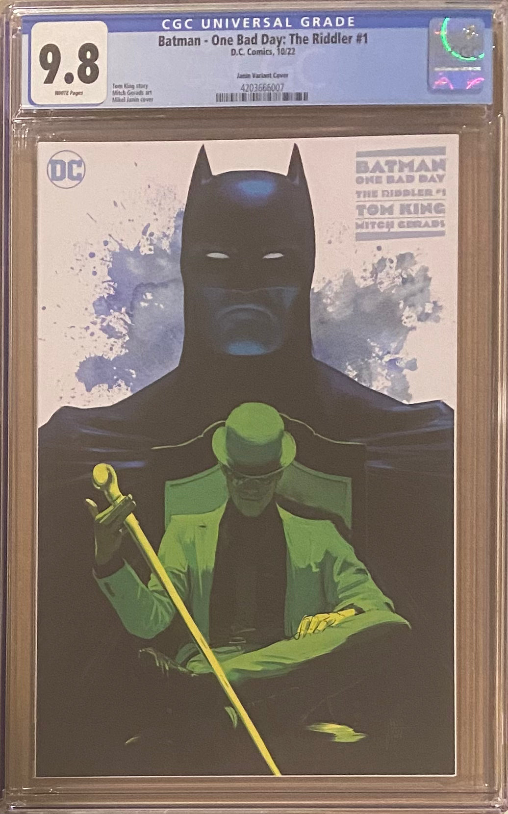 Batman: One Bad Day - Riddler #1 Janin 1:50 Retailer Incentive Variant CGC 9.8