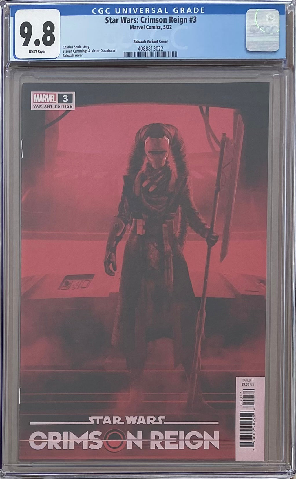 Star Wars: Crimson Reign #3 Rahzzah Variant CGC 9.8