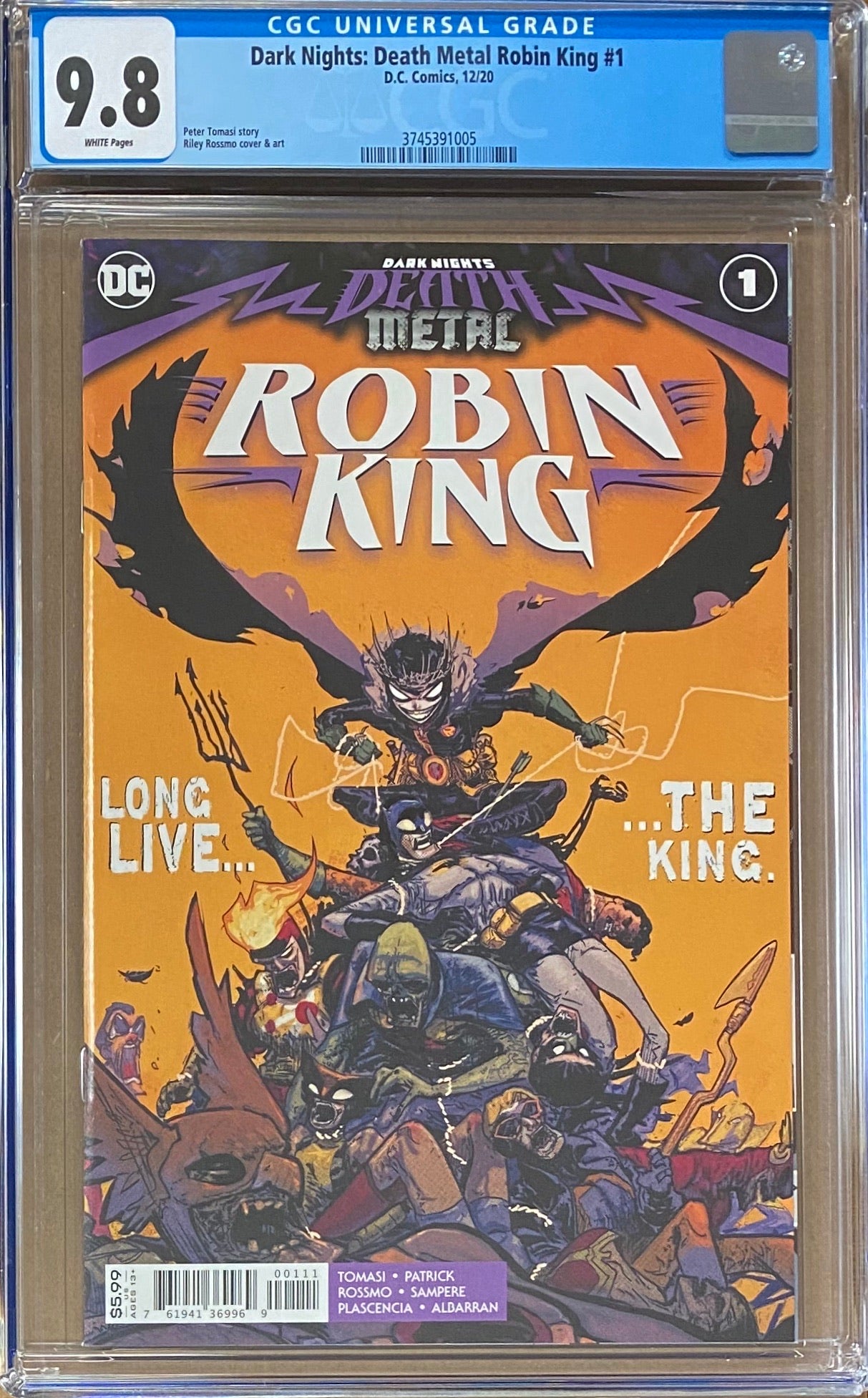 Dark Nights Death Metal: Robin King #1 CGC 9.8