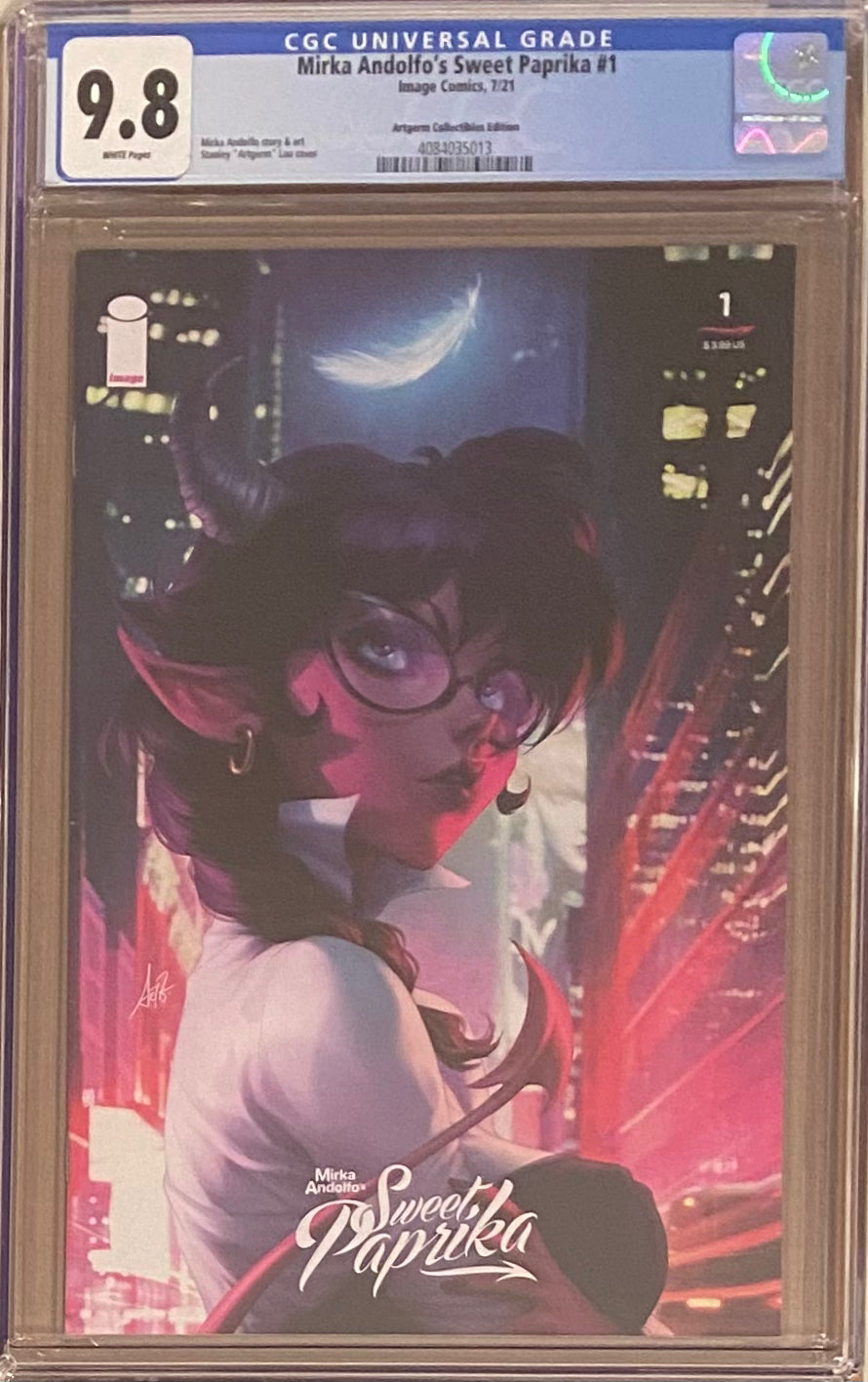 Sweet Paprika #1 Artgerm Variant CGC 9.8