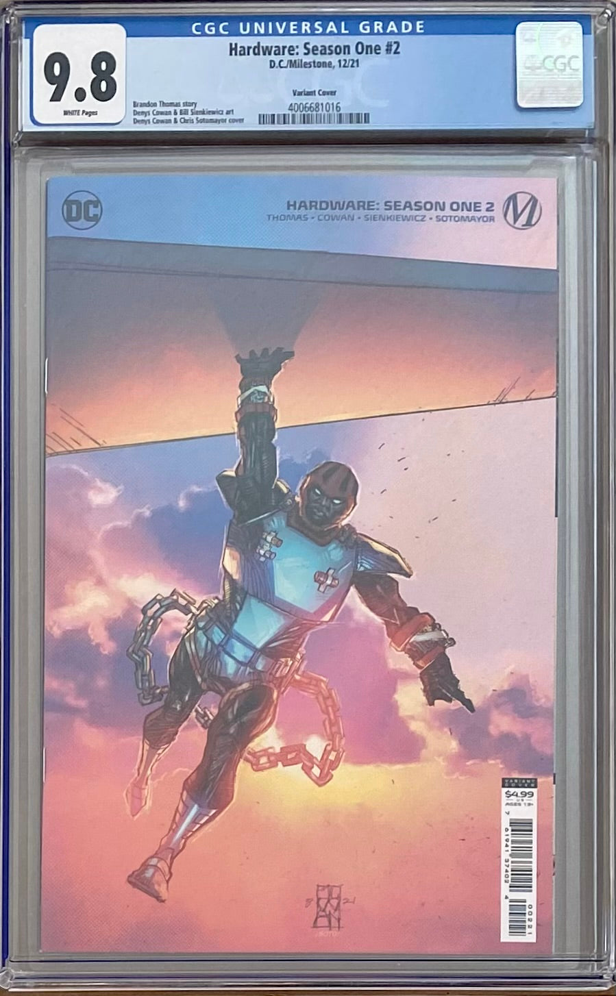 Hardware: Season One #2 Variant CGC 9.8
