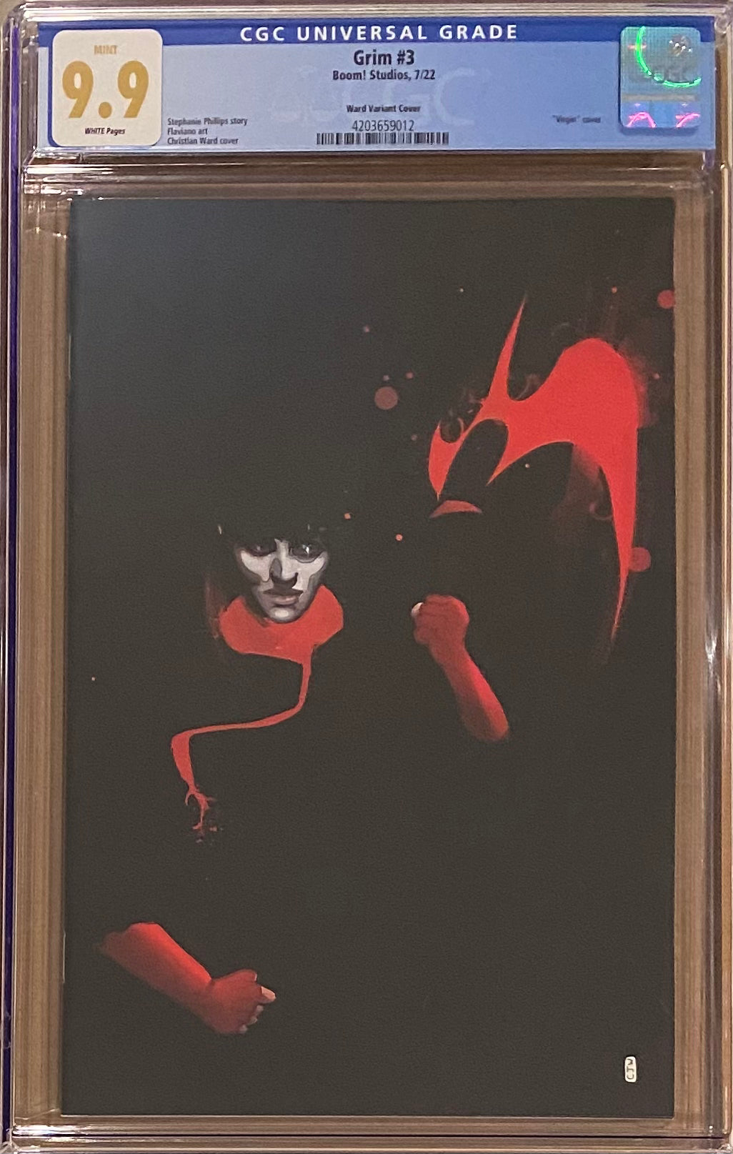 Grim #3 Ward 1:10 Retailer Incentive Variant CGC 9.9
