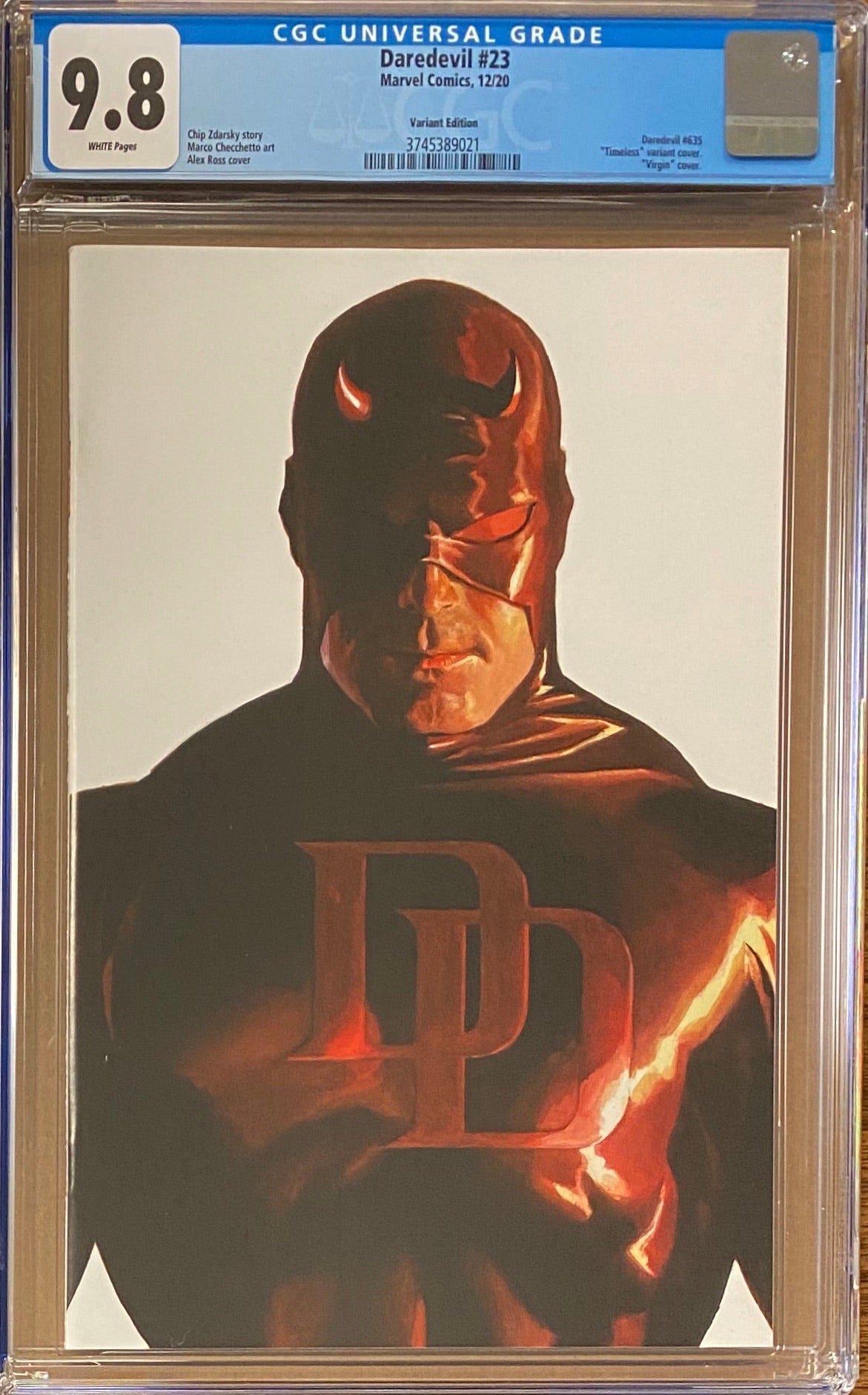 Daredevil #23 Alex Ross Daredevil "Timeless" Variant CGC 9.8