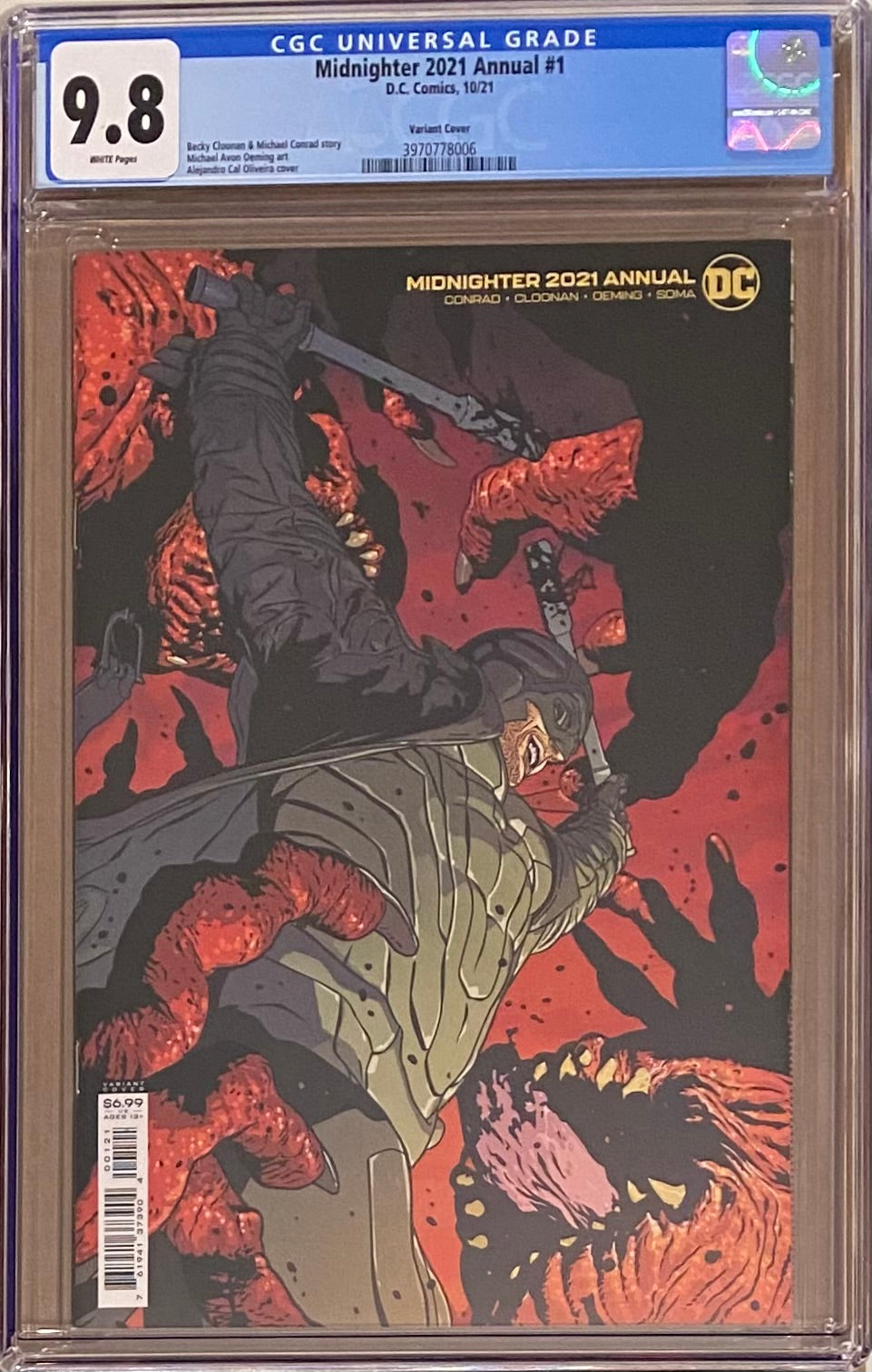 Midnighter 2021 Annual #1 Variant CGC 9.8