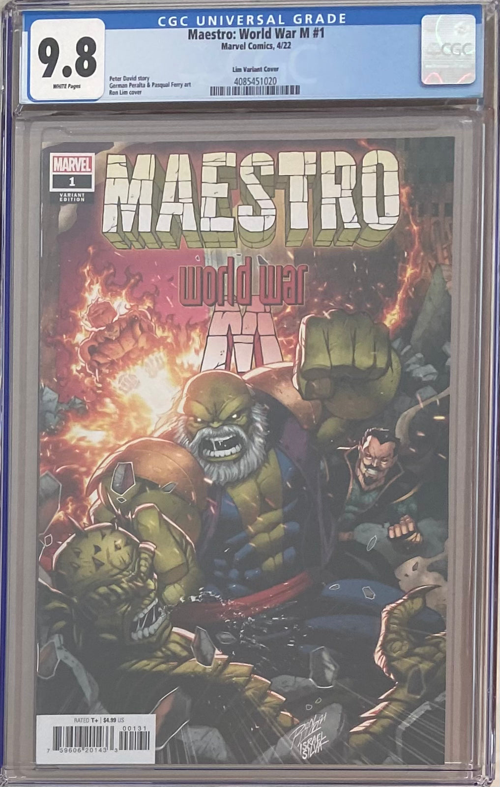 Maestro: World War M #1 Lim Variant CGC 9.8