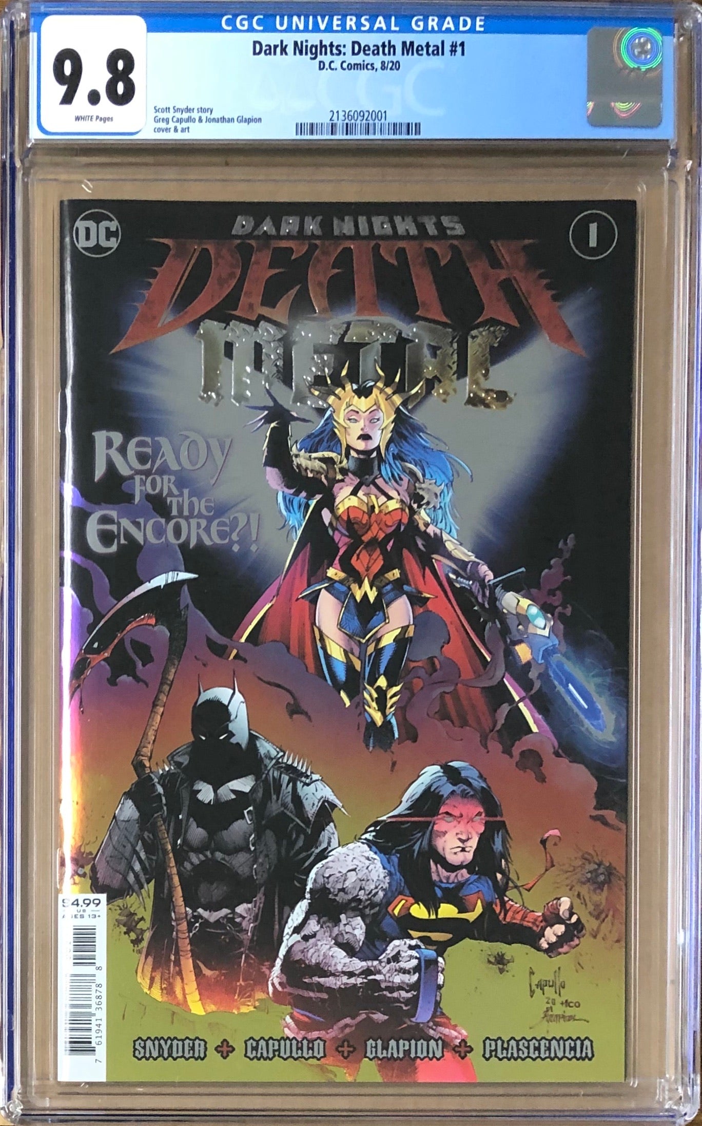 Dark Nights Death Metal #1 CGC 9.8