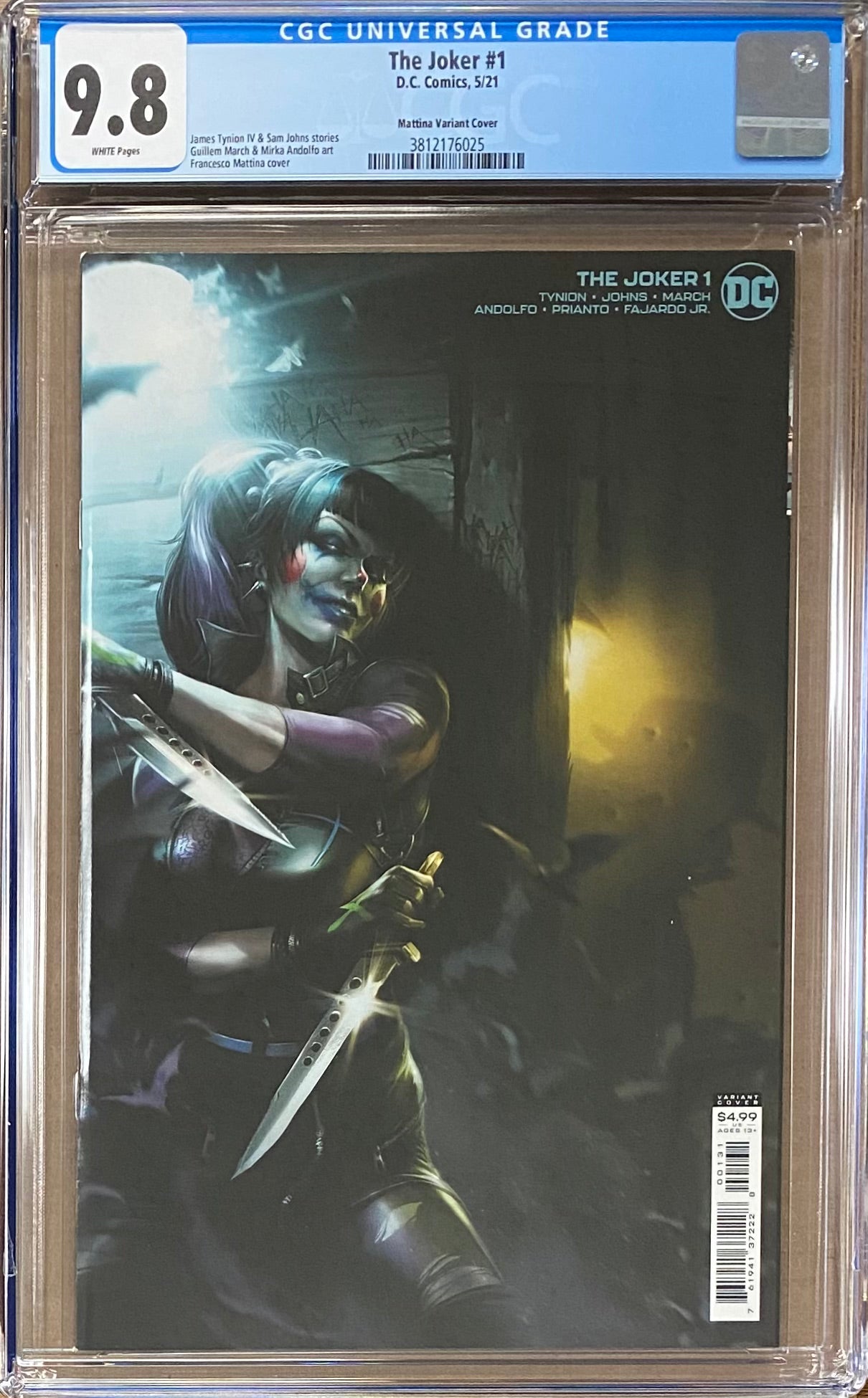The Joker #1 Mattina Variant CGC 9.8