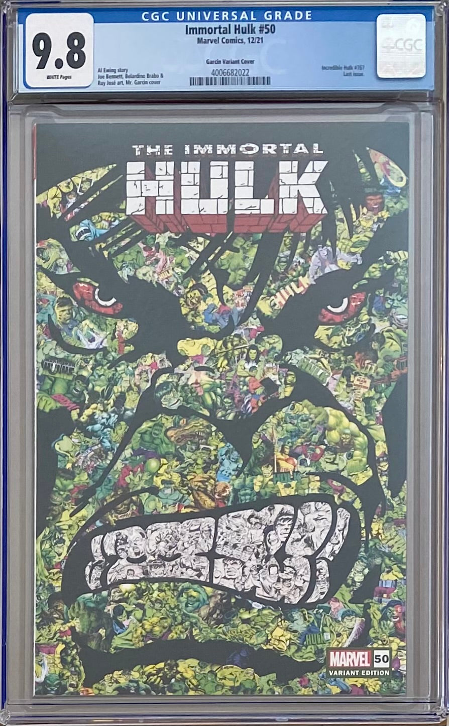 Immortal Hulk #50 Garcin Variant CGC 9.8