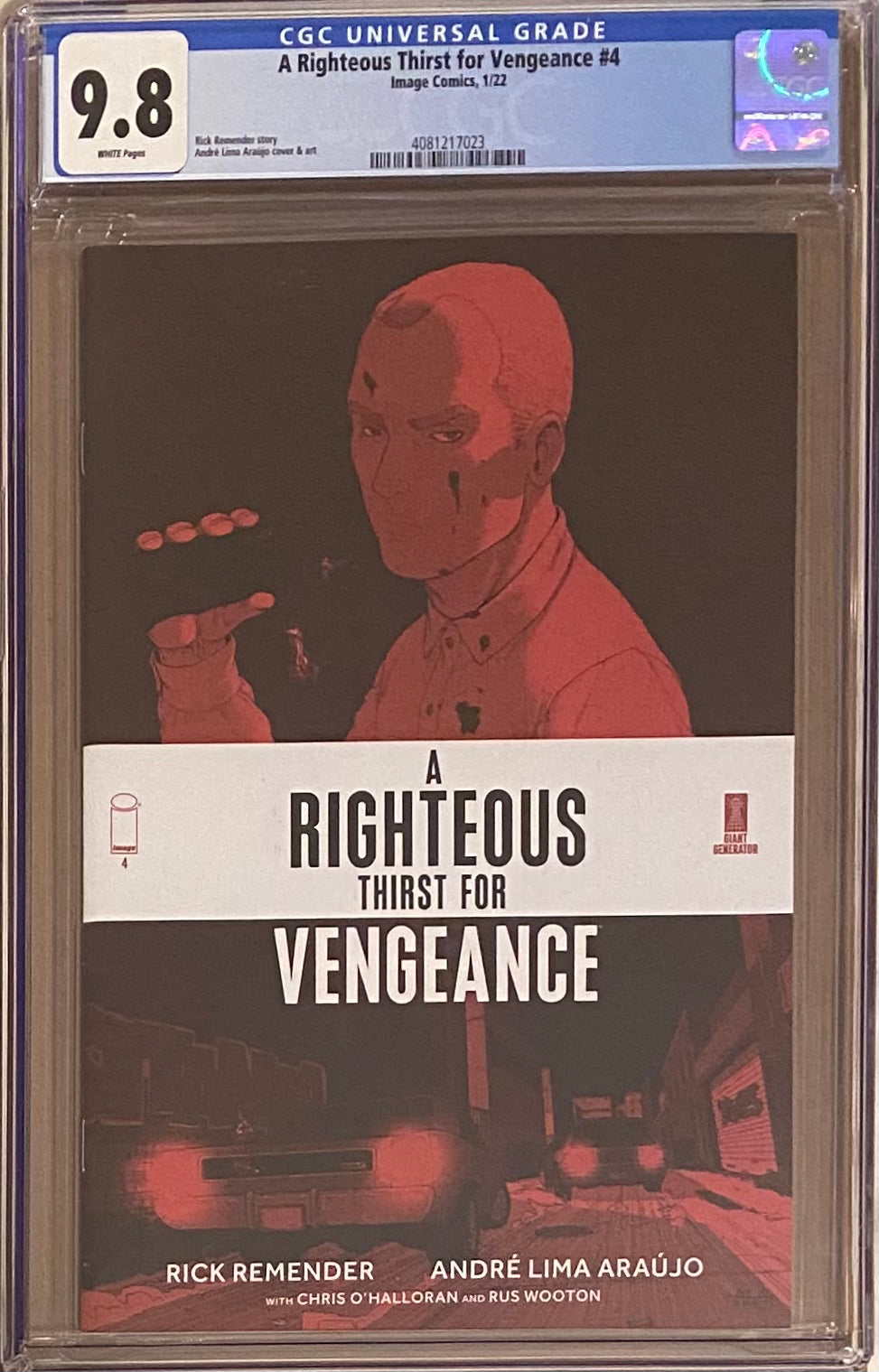 A Righteous Thirst For Vengeance #4 CGC 9.8