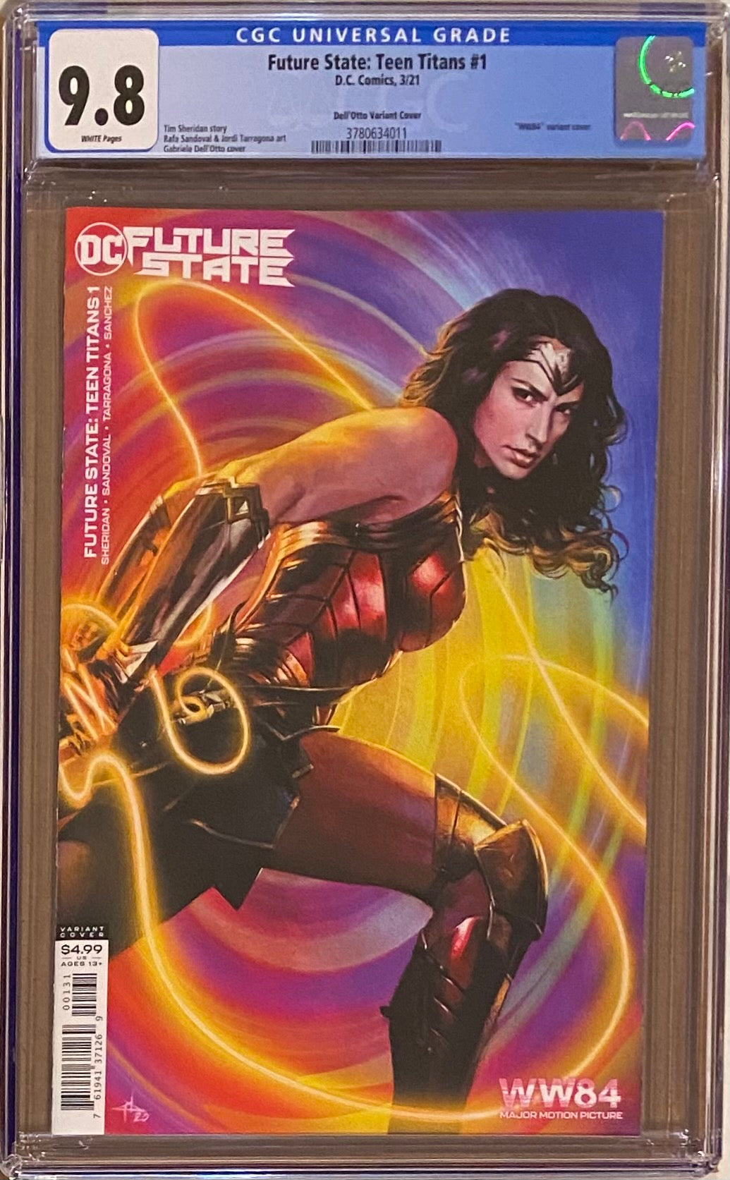 Future State: Teen Titans #1 Wonder Woman 1984 Variant CGC 9.8
