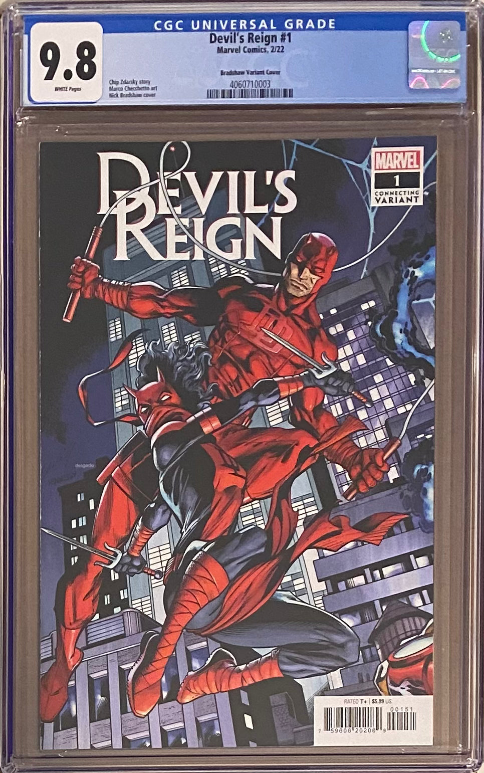 Devil's Reign #1 Bradshaw Variant CGC 9.8
