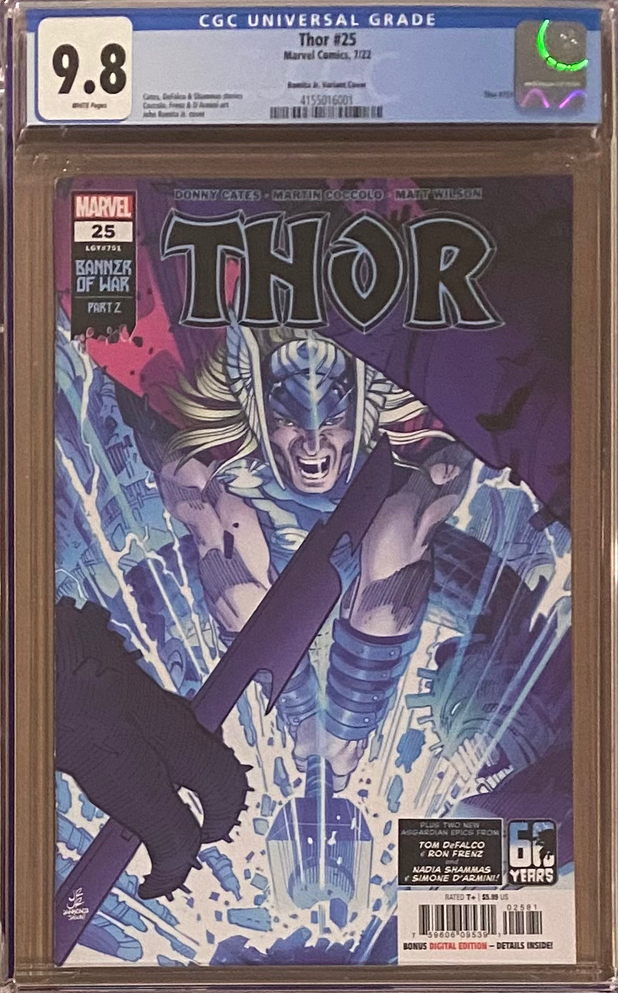 Thor #25 Romita Jr. 1:25 Retailer Incentive Variant CGC 9.8