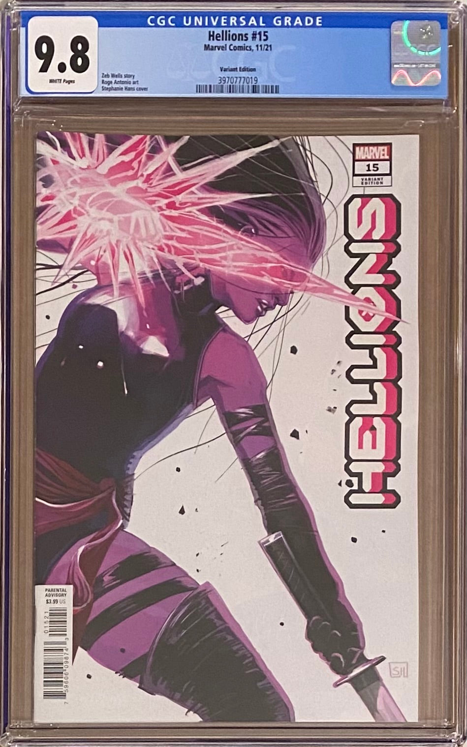 Hellions #15 Hans Variant CGC 9.8