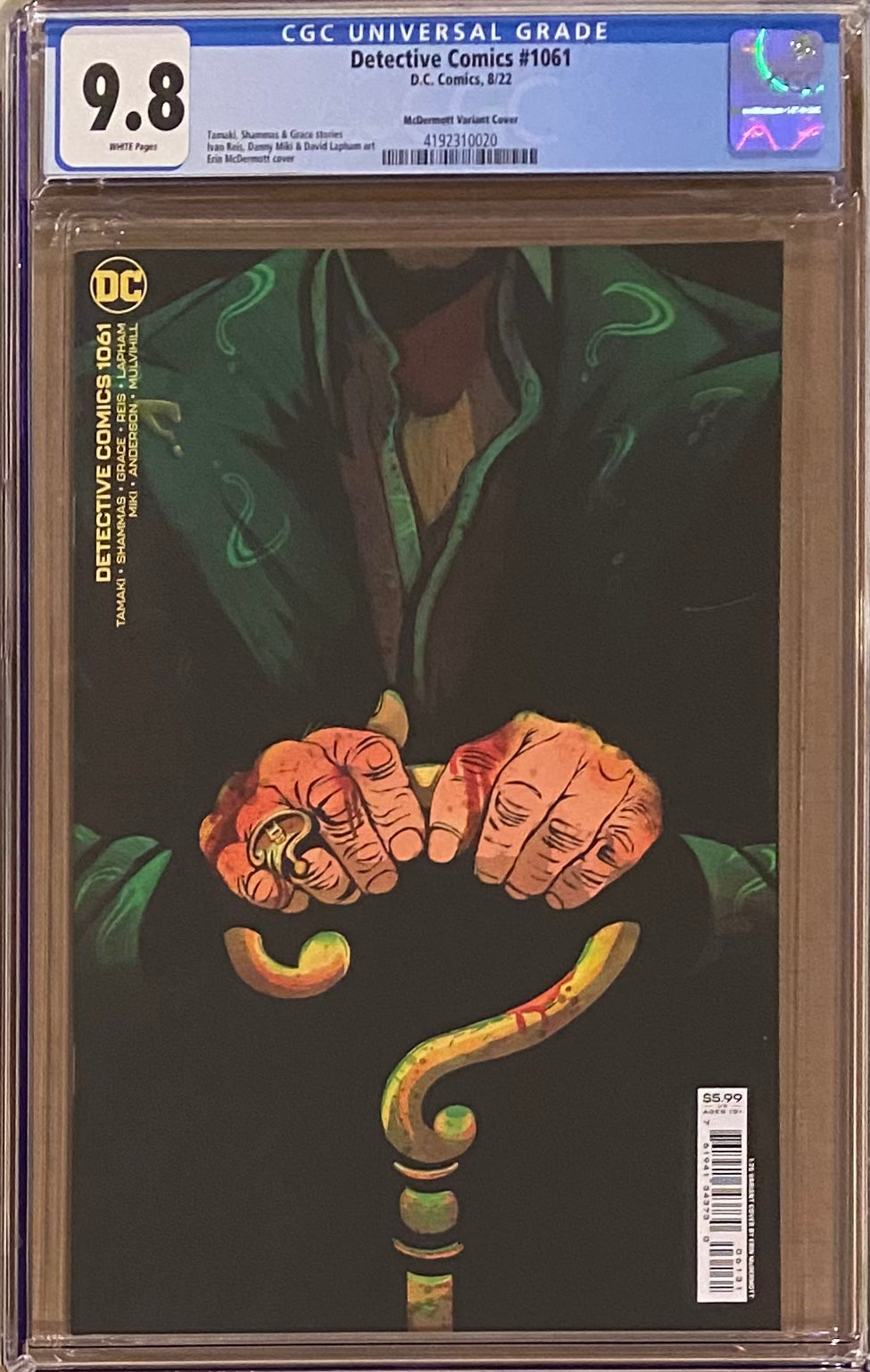 Detective Comics #1061 McDermott 1:25 Retailer Incentive Variant CGC 9.8