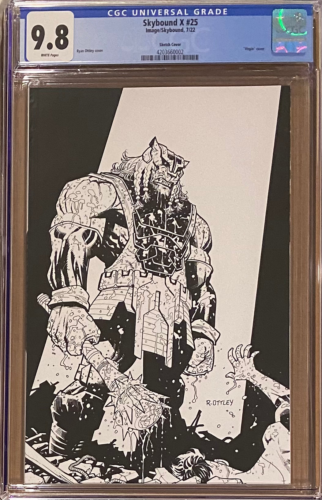 Skybound X #25 Ottley 1:10 Virgin Retailer Incentive Variant CGC 9.8