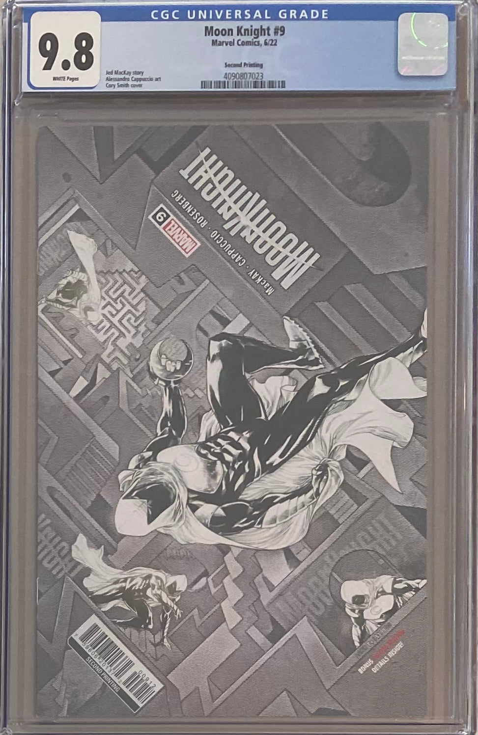 Moon Knight #9 Second Printing CGC 9.8