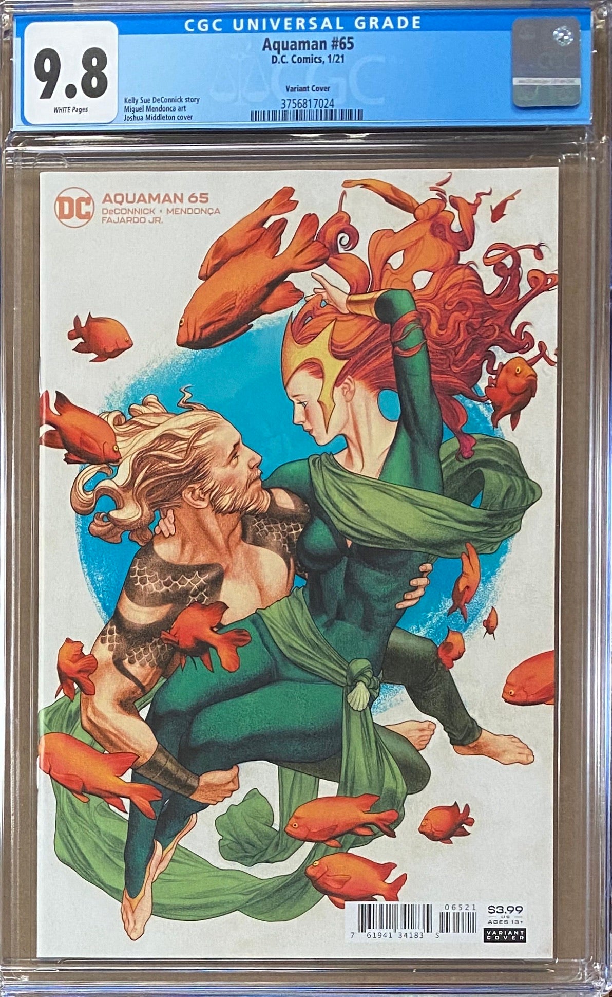 Aquaman #65 Middleton Variant CGC 9.8