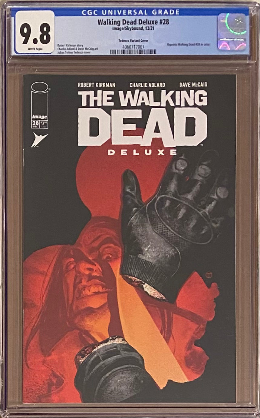 Walking Dead Deluxe #28 Tedesco Variant CGC 9.8