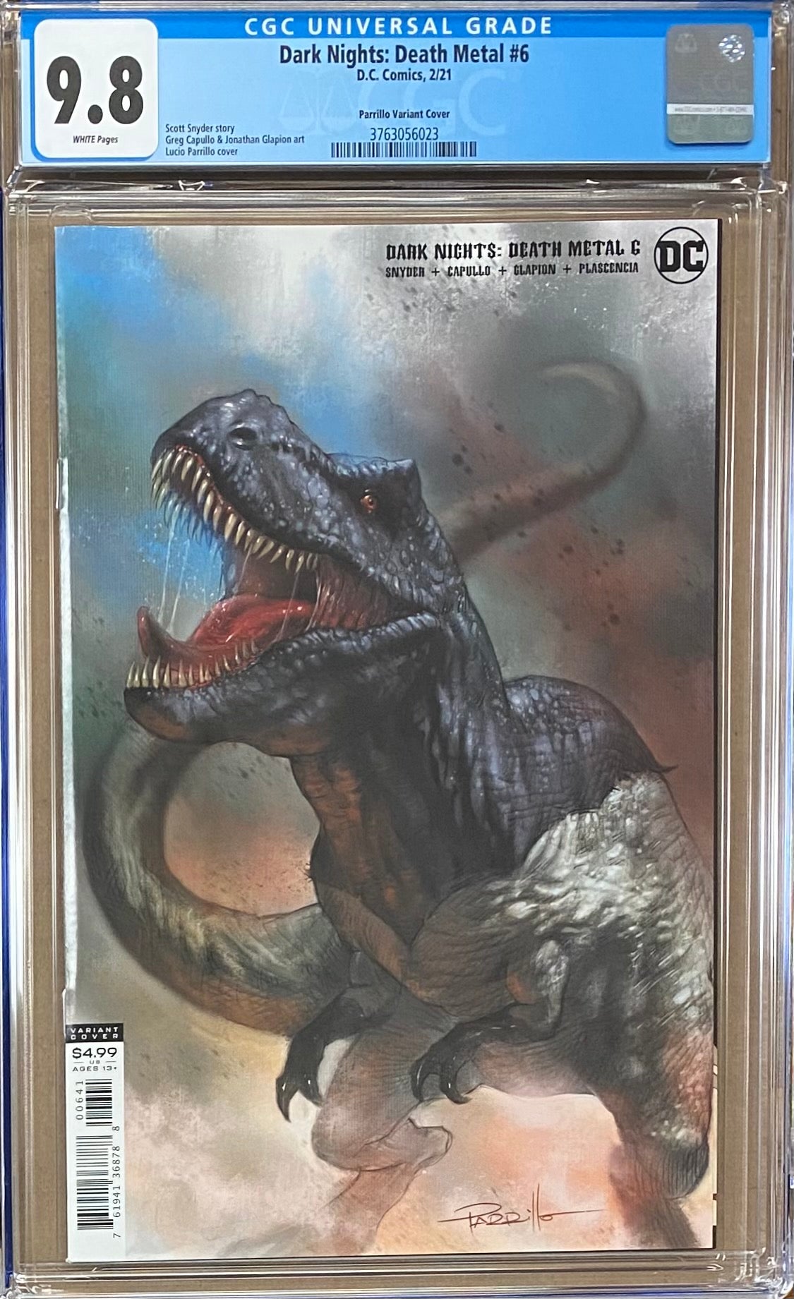 Dark Nights Death Metal #6 Parrillo Variant CGC 9.8