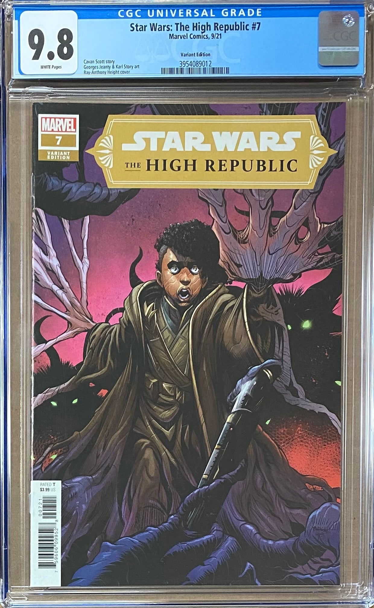 Star Wars: The High Republic #7 Height 1:25 Retailer Incentive Variant CGC 9.8