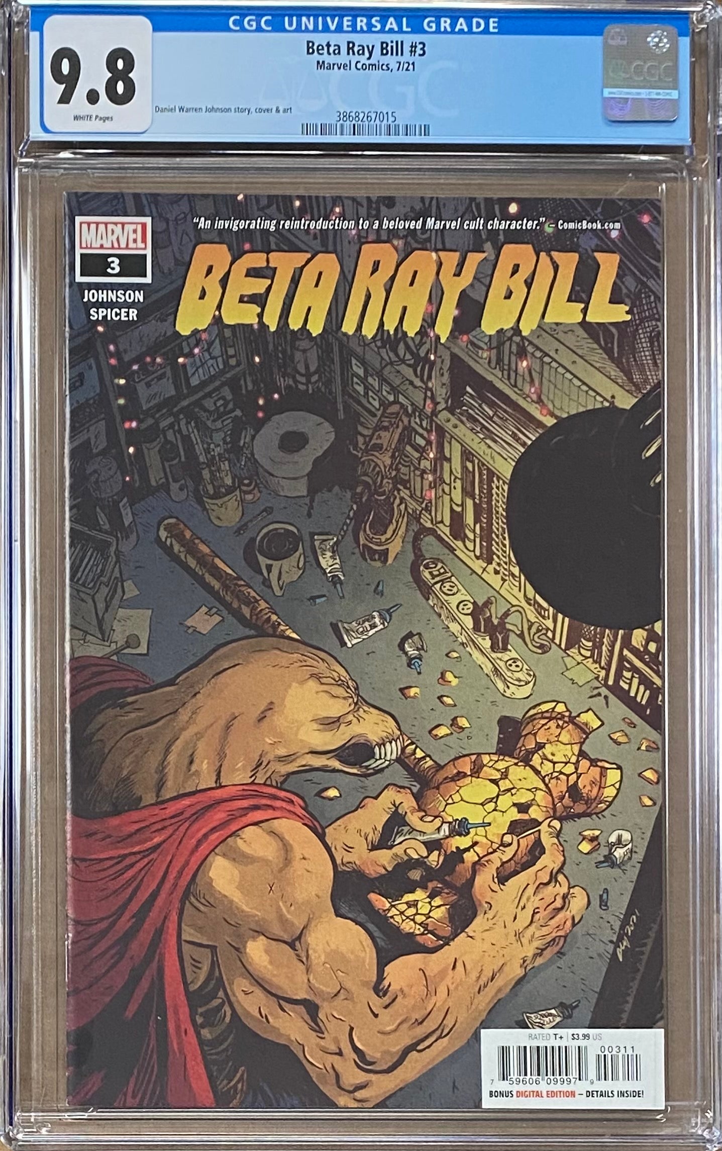 Beta Ray Bill #3 CGC 9.8
