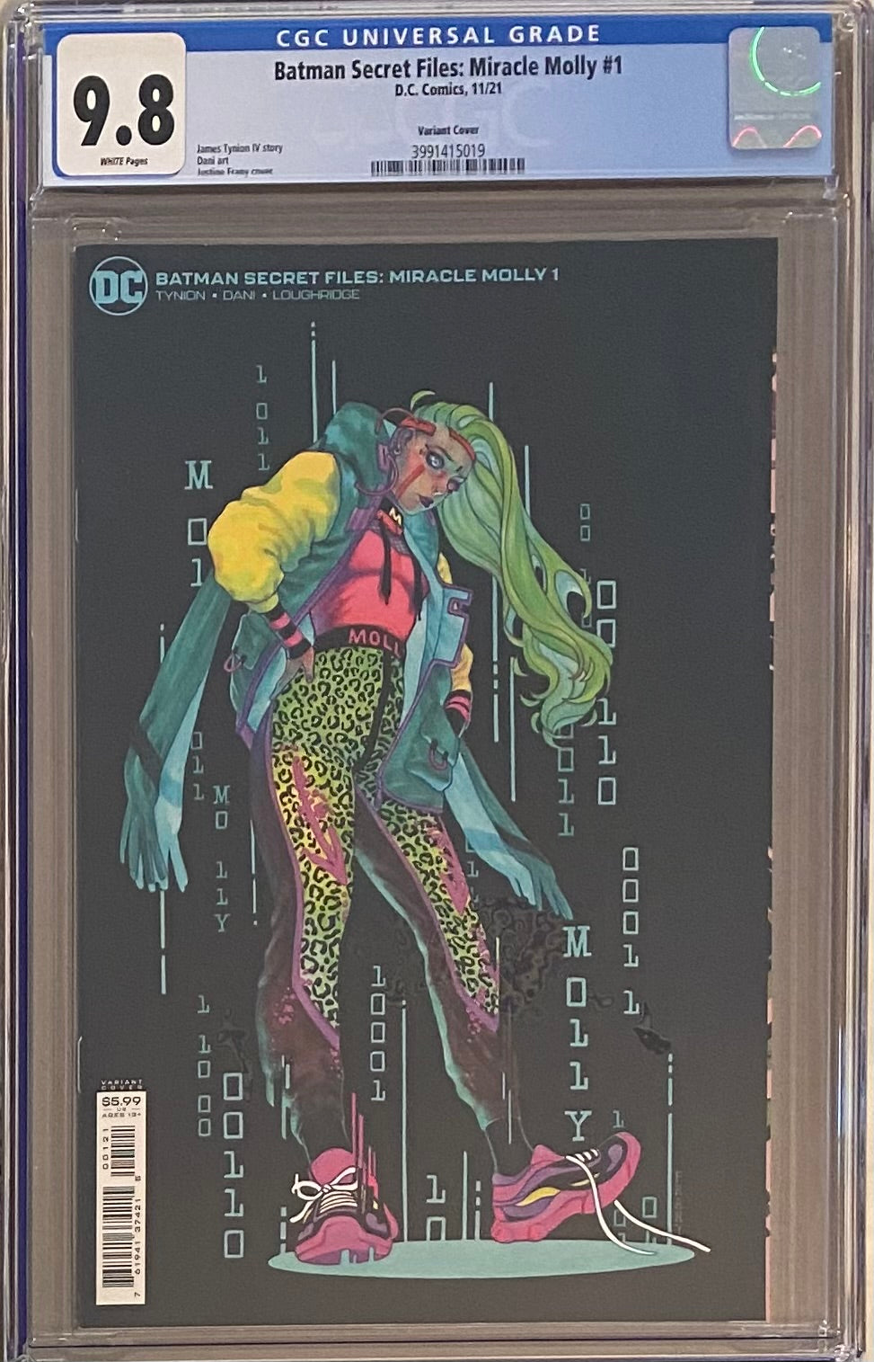 Batman Secret Files: Miracle Molly #1 Variant CGC 9.8